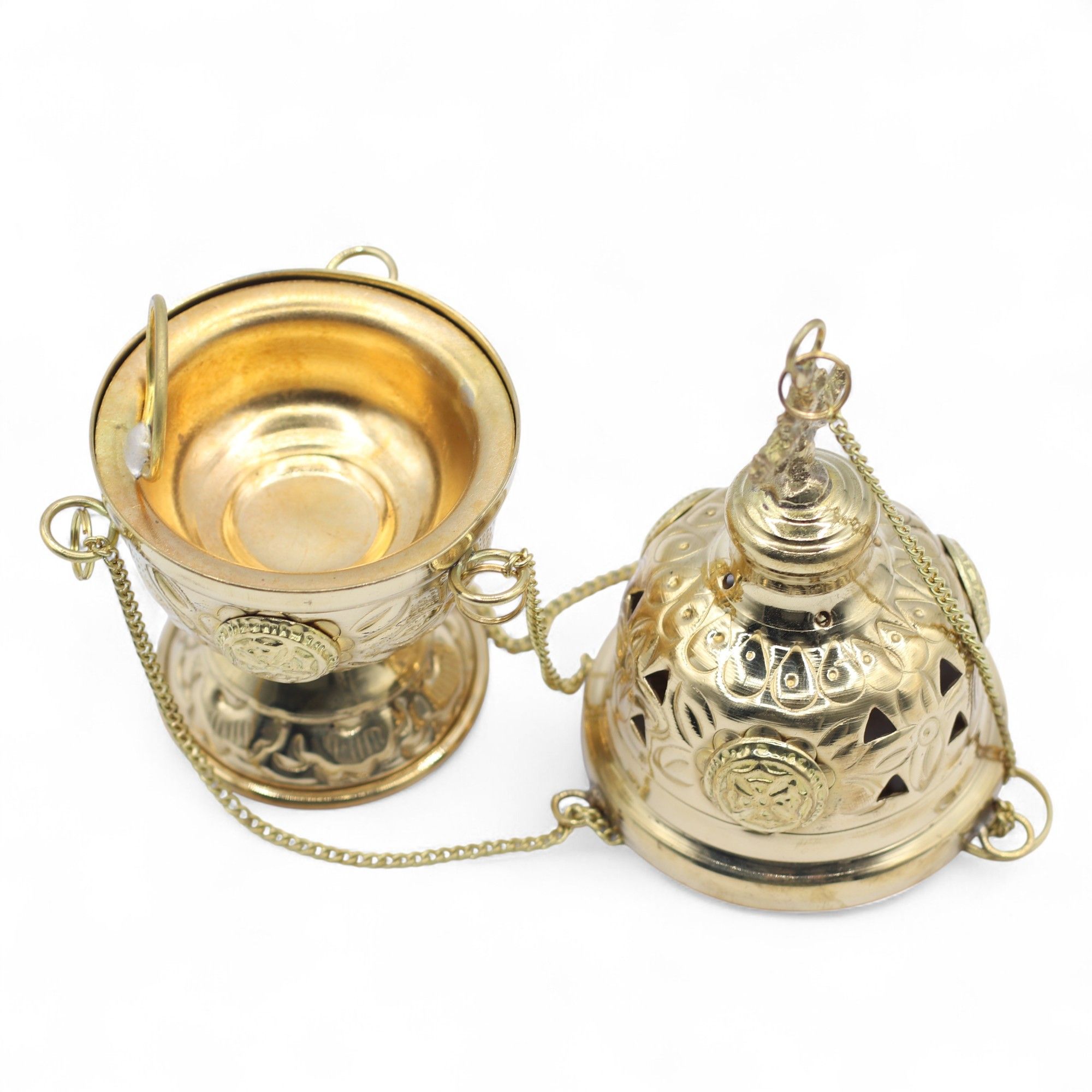 Hanging Brass Incense Burner - Image 4