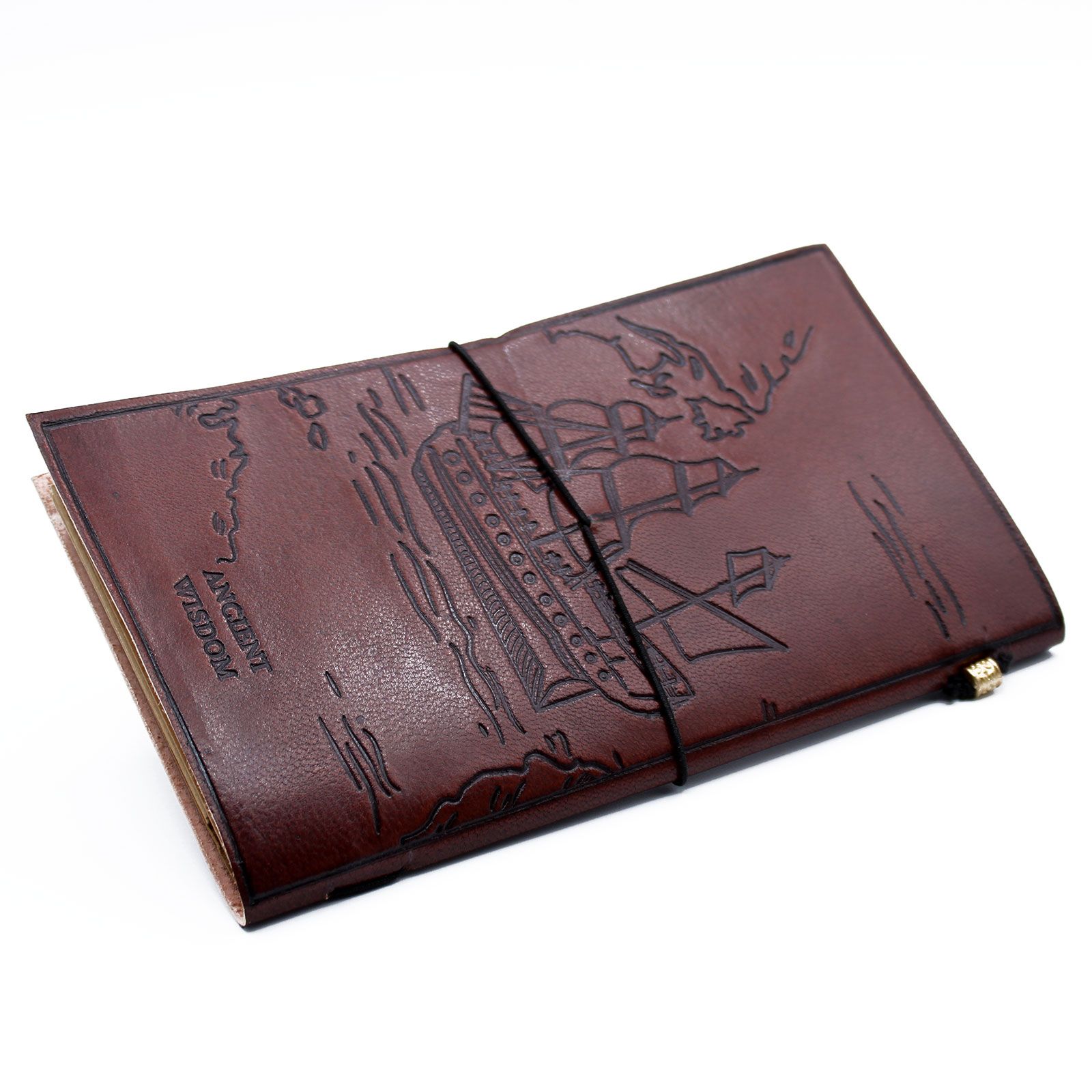Handmade Leather Journal - Our Family Adventure Book - Brown (80 pages) - Image 2
