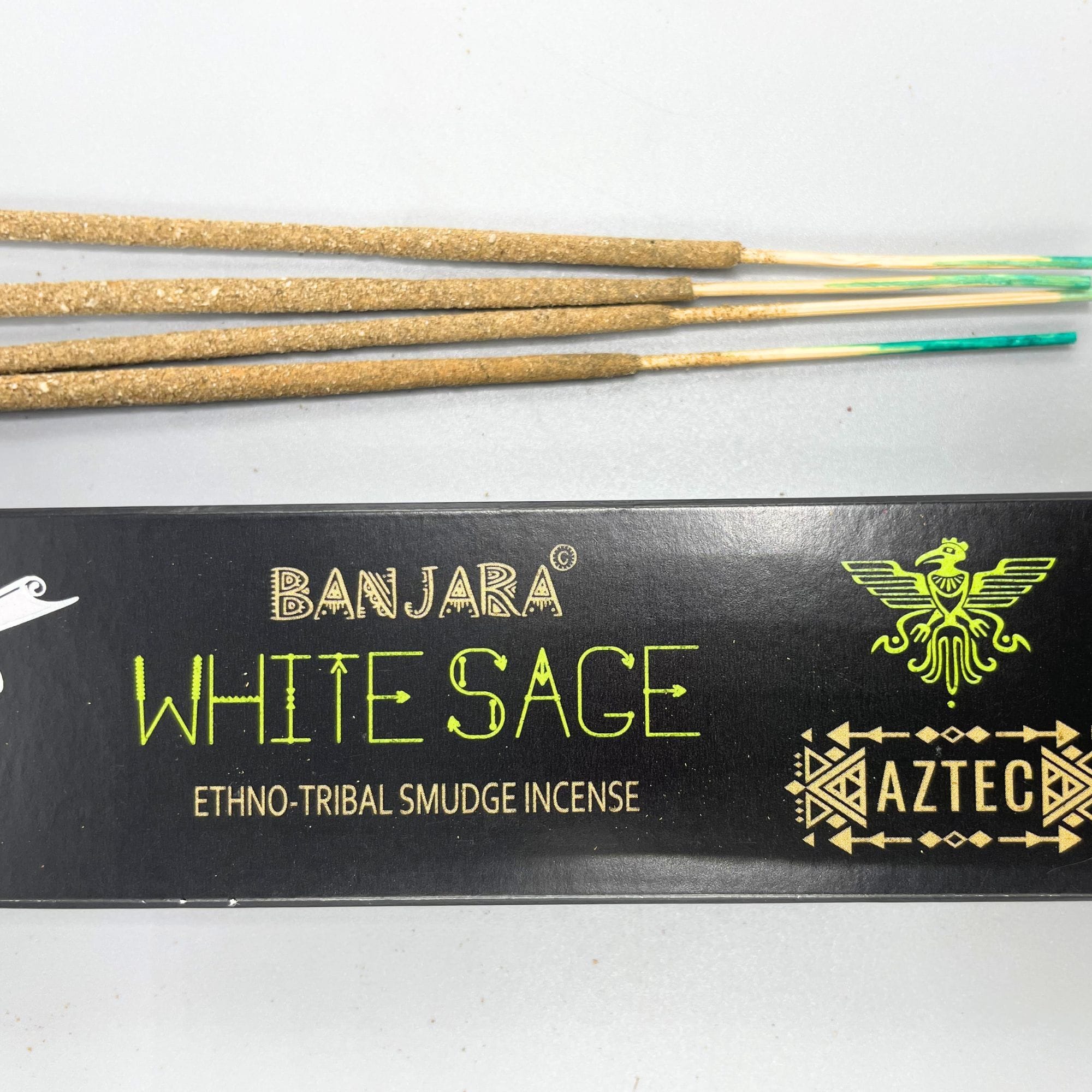 bG9jYWw6Ly9tZWRpYS85Ry82RS82MFIzMEMxRzZXUjM2RTlHLzk4MGYxZTMyLmpwZWc.jpg Banjara Tribal Smudge Incense - White Sage - Image 3