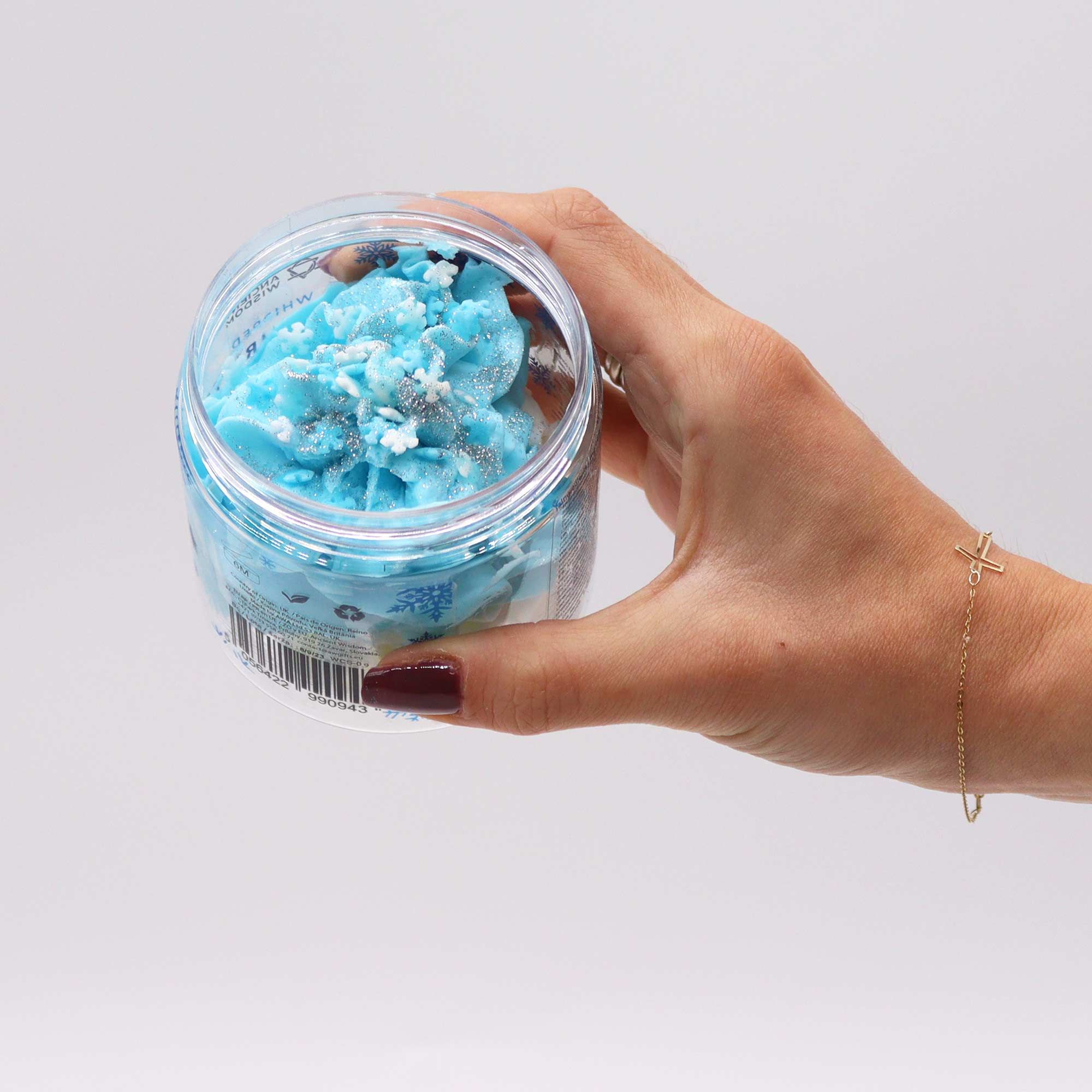 bG9jYWw6Ly9tZWRpYS85SC80RC82MFIzMEMxRzZSV0s0RDlILzg3OTNhMjY5LmpwZWc.jpg White Christmas Whipped Soap 120g - Image 4