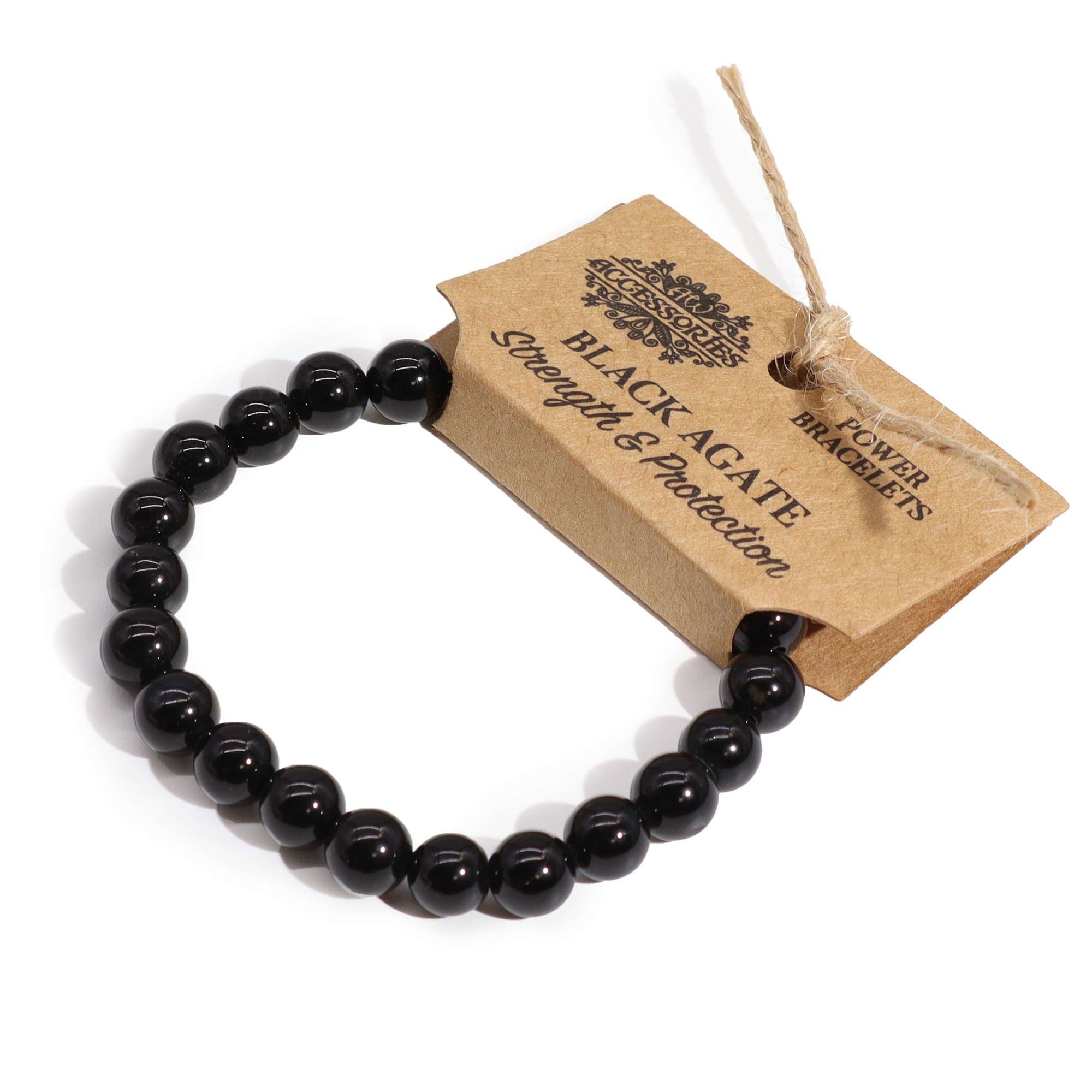 bG9jYWw6Ly9tZWRpYS85SC9HQy82MFIzMEMxRzZHVktHQzlIL2RmZWUxZmVkLmpwZWc.jpg Power Bracelet - Black Agate