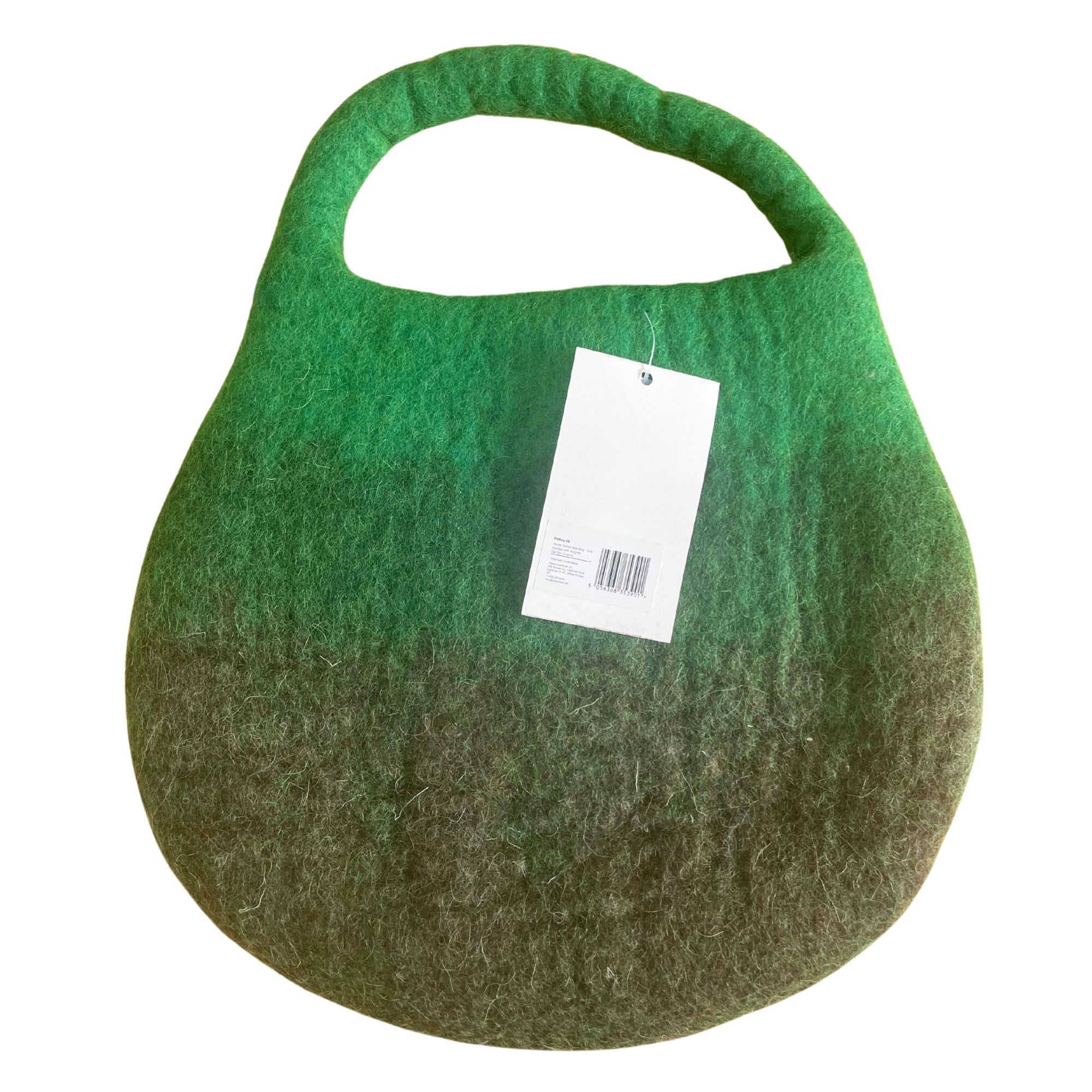 bG9jYWw6Ly9tZWRpYS85SC9KRC82MFIzMEMxSDc0UzNKRDlIL2U4YjFlZmFhLmpwZWc.jpg Water Felted Bee Bag - One Handle with Magnet - Garden Greens