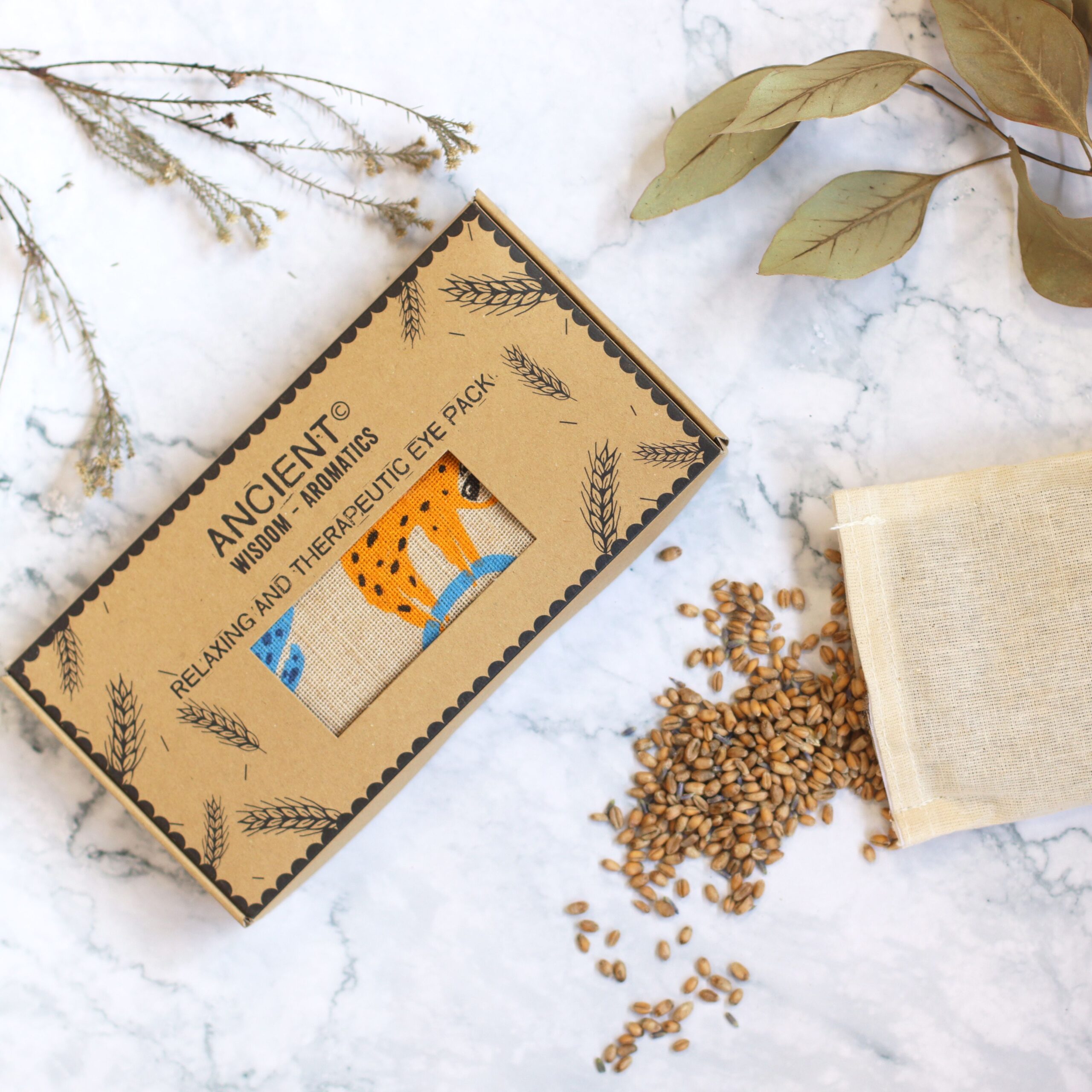 bG9jYWw6Ly9tZWRpYS85Si80Qy82MFIzMEMxRzZSUzM0QzlKL2ExOGQ1Y2U0LmpwZWc.jpg Lavender Natural Cotton and Juco Eye Pillow in Gift Box - Lazy Sloth - Image 3