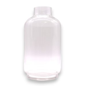 Large Ball Top Terrarium on Dark Tung Wood