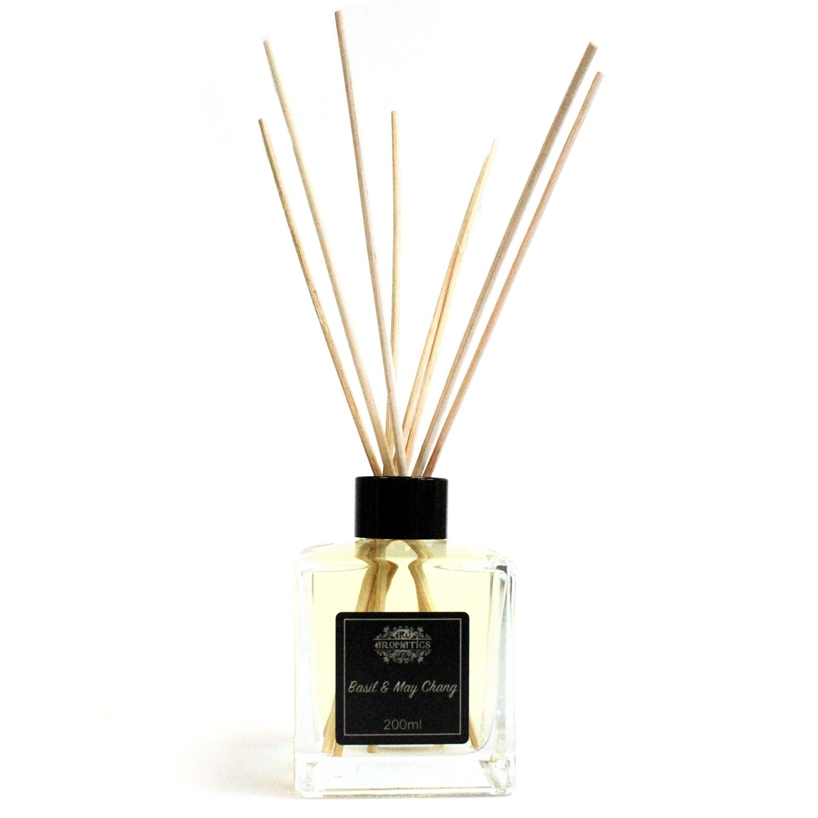 bG9jYWw6Ly9tZWRpYS85TS80Qy82MFIzMEMxRzZHVzM0QzlNL2E1ZDg1MmQzLmpwZWc.jpg 200ml Basil & Maychang Essential Oil Reed Diffuser - Image 2
