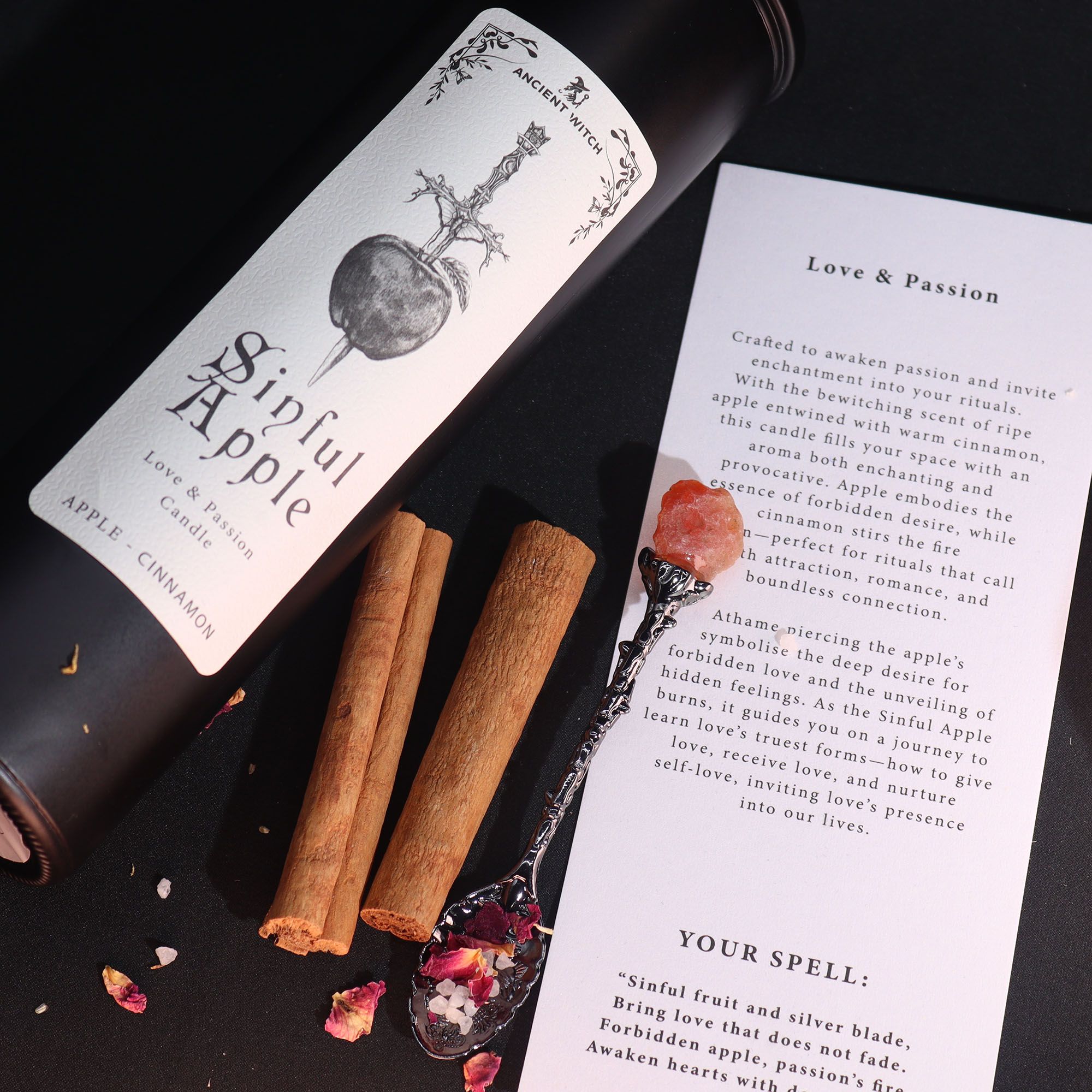 bG9jYWw6Ly9tZWRpYS85TS8yRC82MFIzMEMxSDc0UzMyRDlNLzRlMTkxYjQ4LmpwZWc.jpg Ancient Witch Ritual Candles - Sinful Apple - Image 5