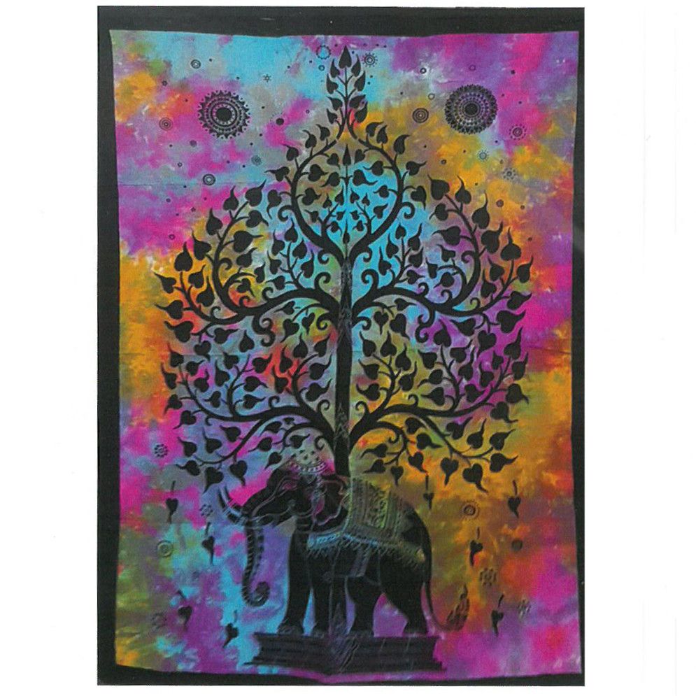 bG9jYWw6Ly9tZWRpYS85TS9FQy82MFIzMEMxRzZNVEtFQzlNL2Q5ZmI2ZWJhLmpwZWc.jpg Cotton Wall Art - Elephant Tree