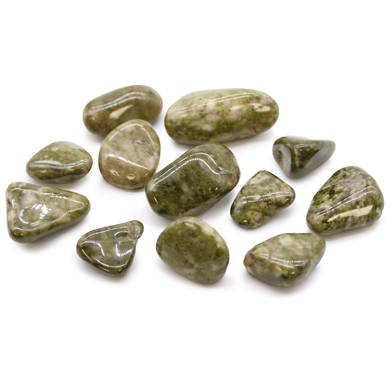 bG9jYWw6Ly9tZWRpYS85TS9KRC82MFIzMEMxRzZSVEtKRDlNL2ZjNDIzZTY4LmpwZWc.jpg Medium African Tumble Stones - Epidote Snowflake