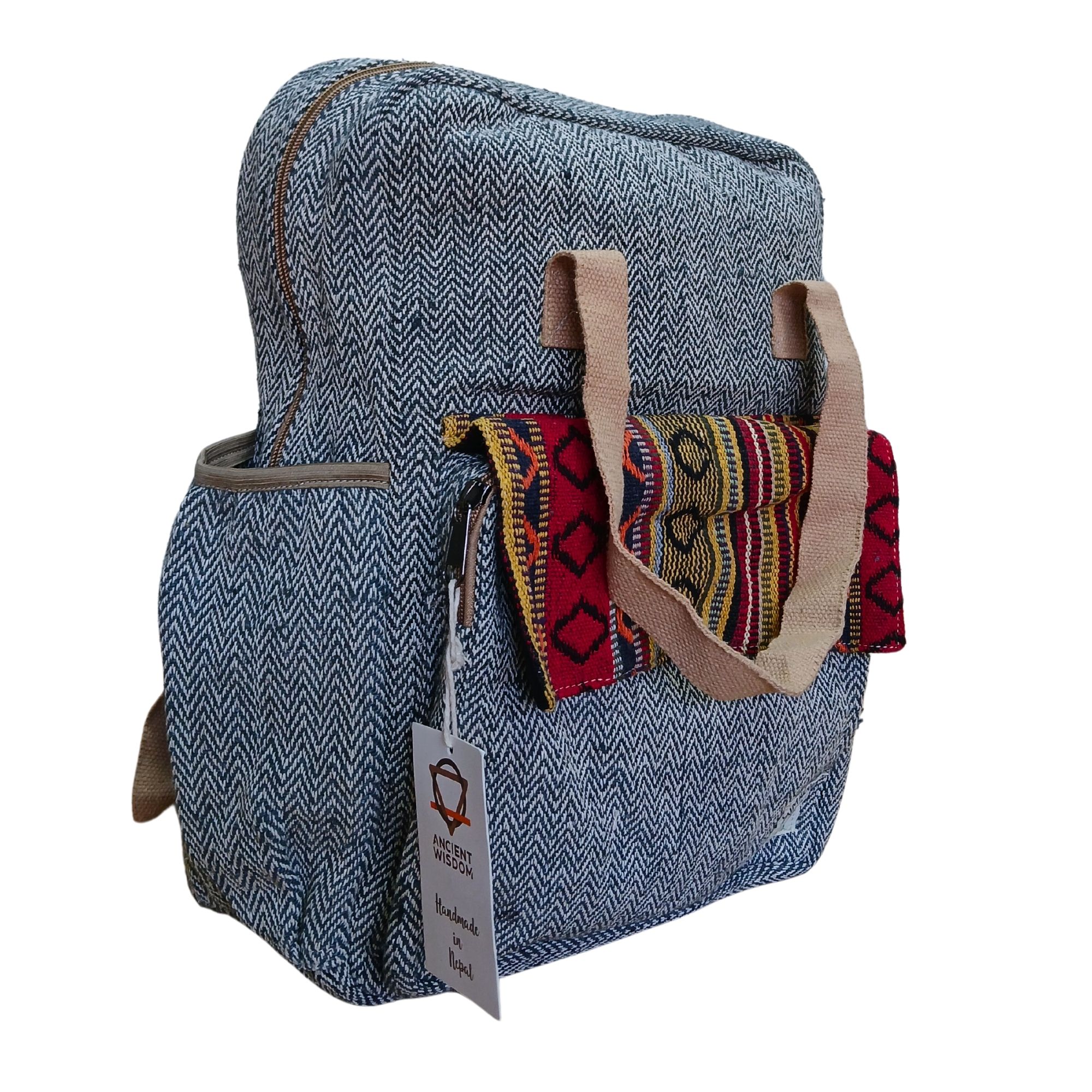 bG9jYWw6Ly9tZWRpYS85TS9KRS82MFIzMEMxRzZXVDNKRTlNLzE2ZTYxZDIzLmpwZWc.jpg Hemp Adventure Backpack - Annapurna - Image 2