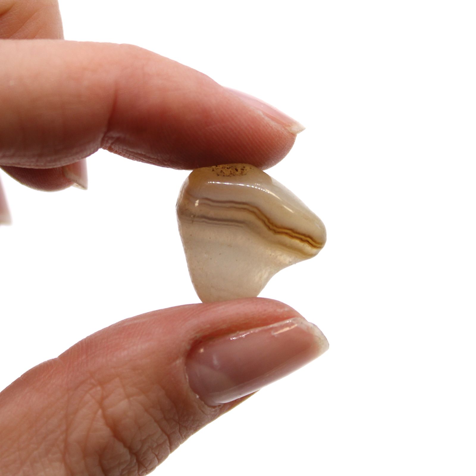 bG9jYWw6Ly9tZWRpYS85Ti80RS82MFIzMEMxRzZSVjM0RTlOLzY3NmU0ZGFmLmpwZWc.jpg Small African Tumble Stones - Grey Agate - Botswana - Image 2