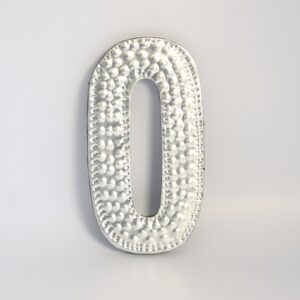 Sm Arty Aluminum Letters - O