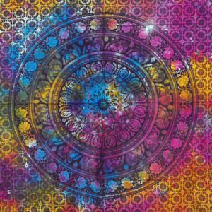 Cotton Wall Art - Mandala Elephant