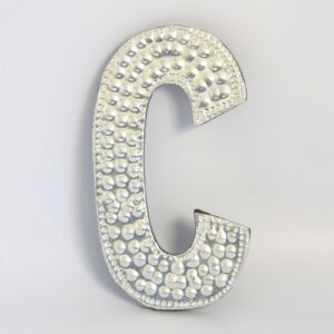 Sm Arty Aluminum Letters - C