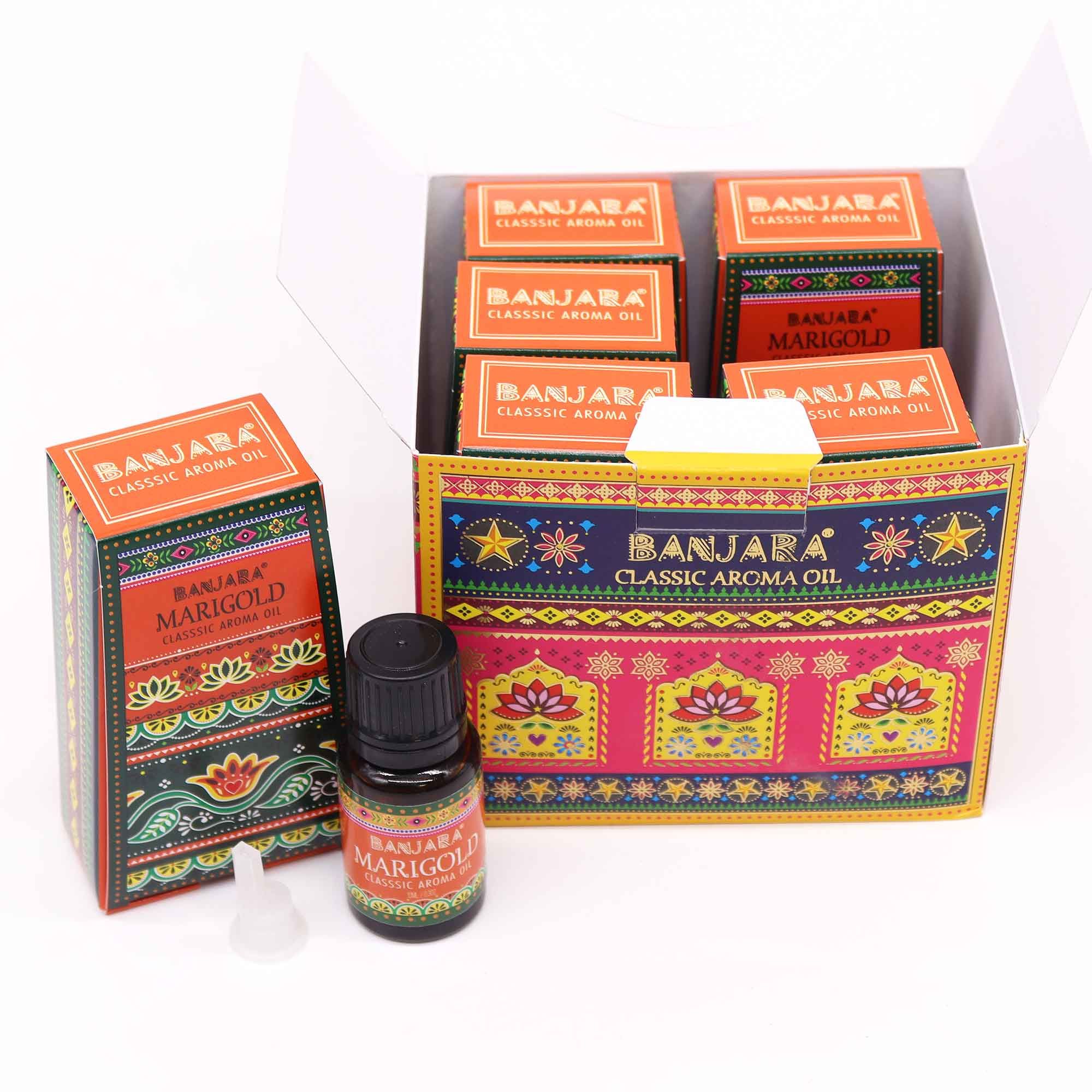 bG9jYWw6Ly9tZWRpYS85UC84RS82MFIzMEMxRzZXVDM4RTlQLzc5MGY2MzNhLmpwZWc.jpg Banjara Indian Fragrance Oil 10ml - Marigold - Image 2