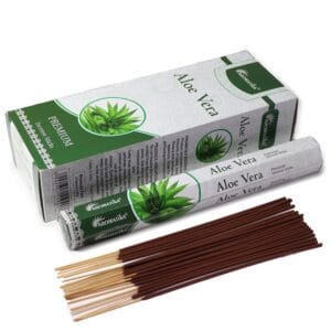 Aromatika Charcoal Free Hex Incense - Aloe Vera