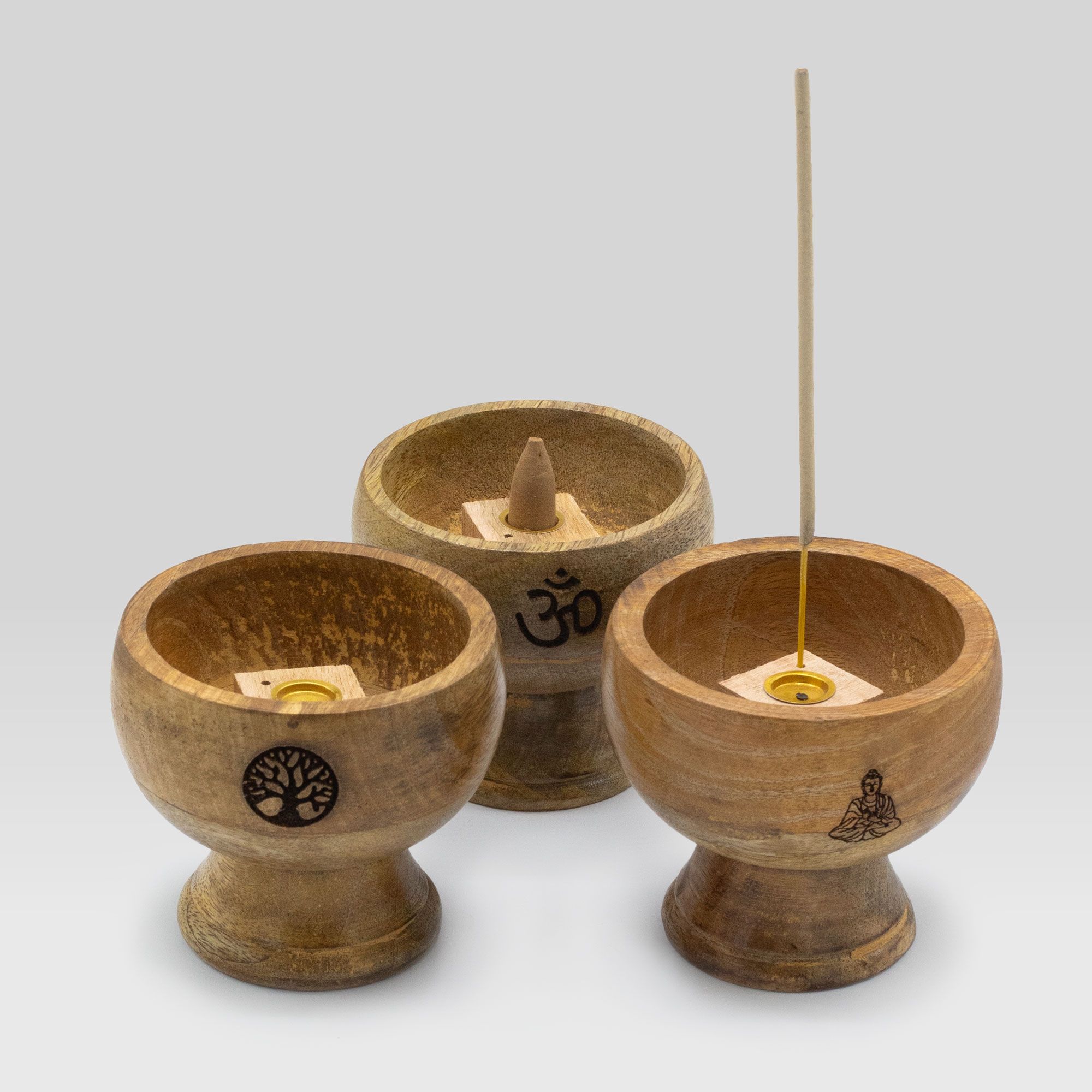 bG9jYWw6Ly9tZWRpYS85UC8wRC82MFIzMEMxRzZXVDMwRDlQLzdhOTI5YWQ5LmpwZWc-2.jpg Lrg Ritual Bowl Incense Cone Holder 11x6.cm - Tree of Life - Image 2