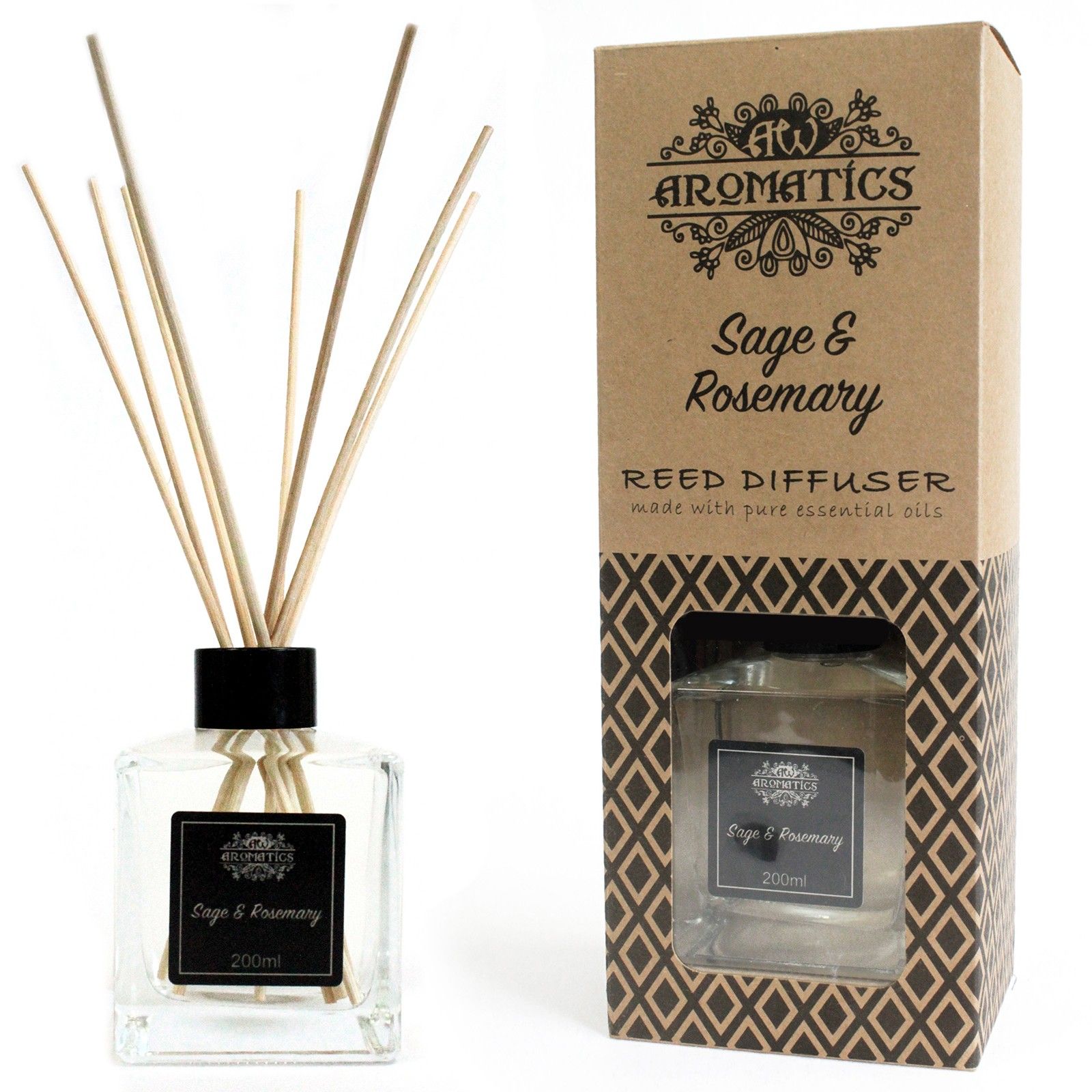 bG9jYWw6Ly9tZWRpYS85UC8yRS82MFIzMEMxRzZHVzMyRTlQLzQ5MTc3NGUxLmpwZWc.jpg 200ml Sage & Rosemary Essential Oil Reed Diffuser