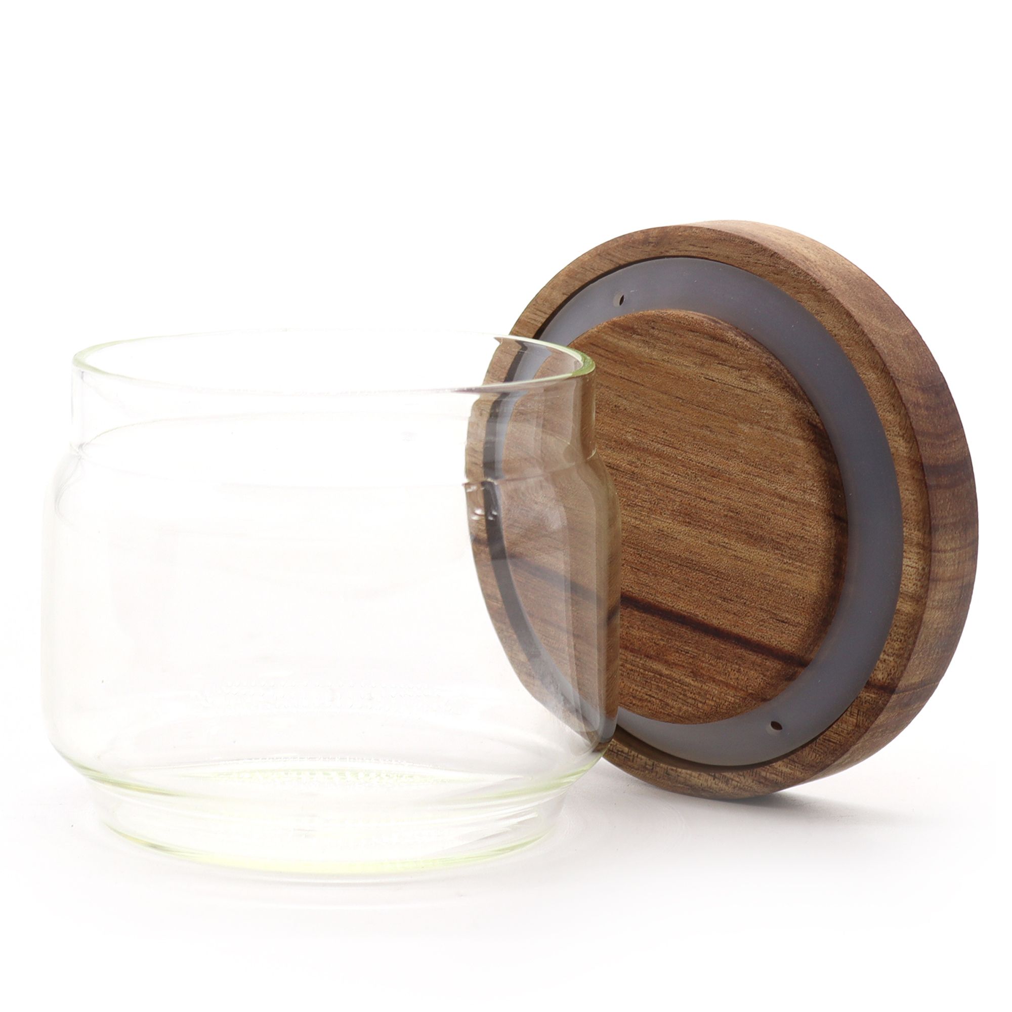 bG9jYWw6Ly9tZWRpYS85US82RC82MFIzMEMxSDc0UjM2RDlRL2Q0ZDU3YzA0LmpwZWc.jpg Cottage Bamboo Glass Jar - 7cm