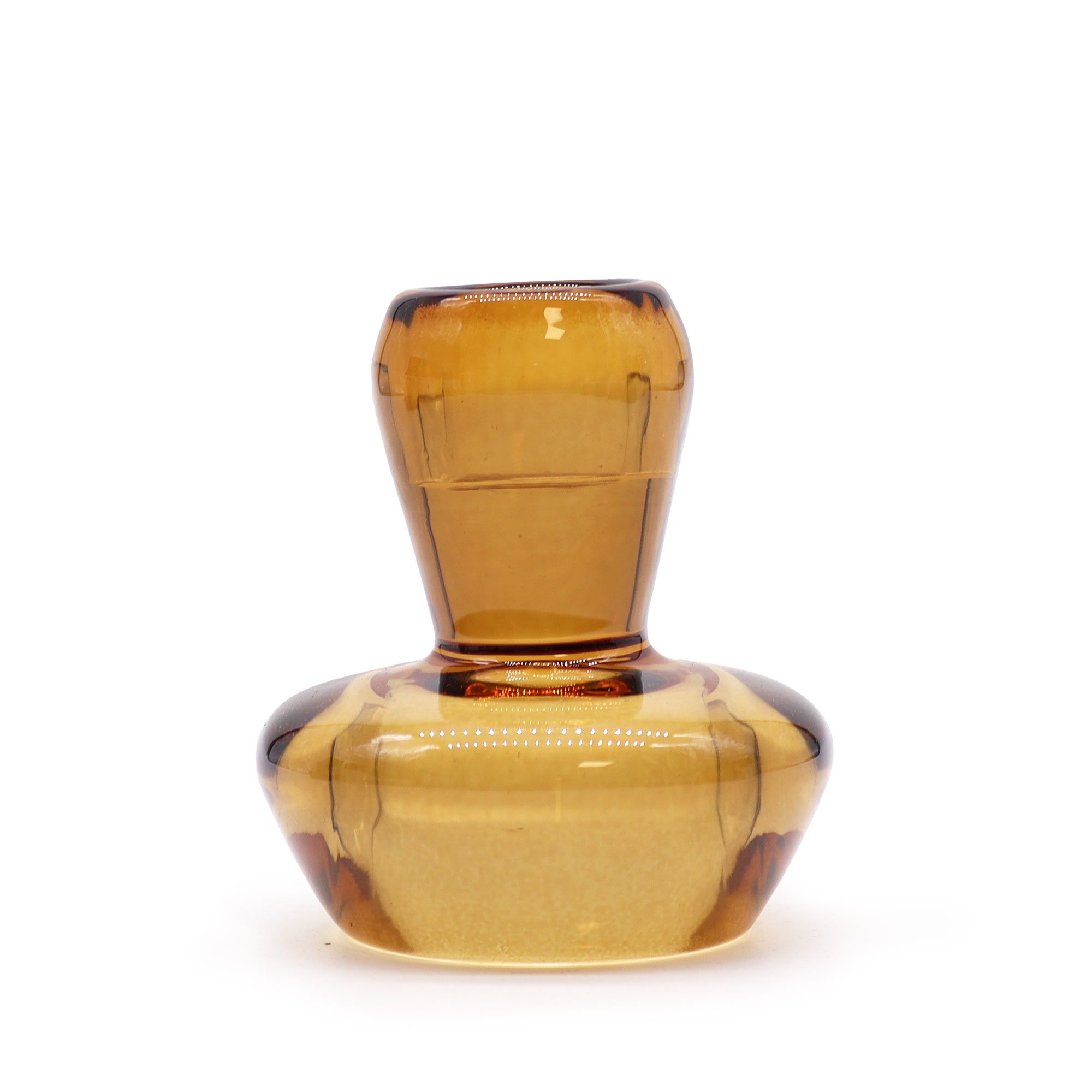 bG9jYWw6Ly9tZWRpYS85US84RS82MFIzMEMxSDc0UjM4RTlRLzNmNWQ5MGVkLmpwZWc.jpg Mushroom Flip Dinner Candle / Tealight Holder - Antique Amber - Image 3