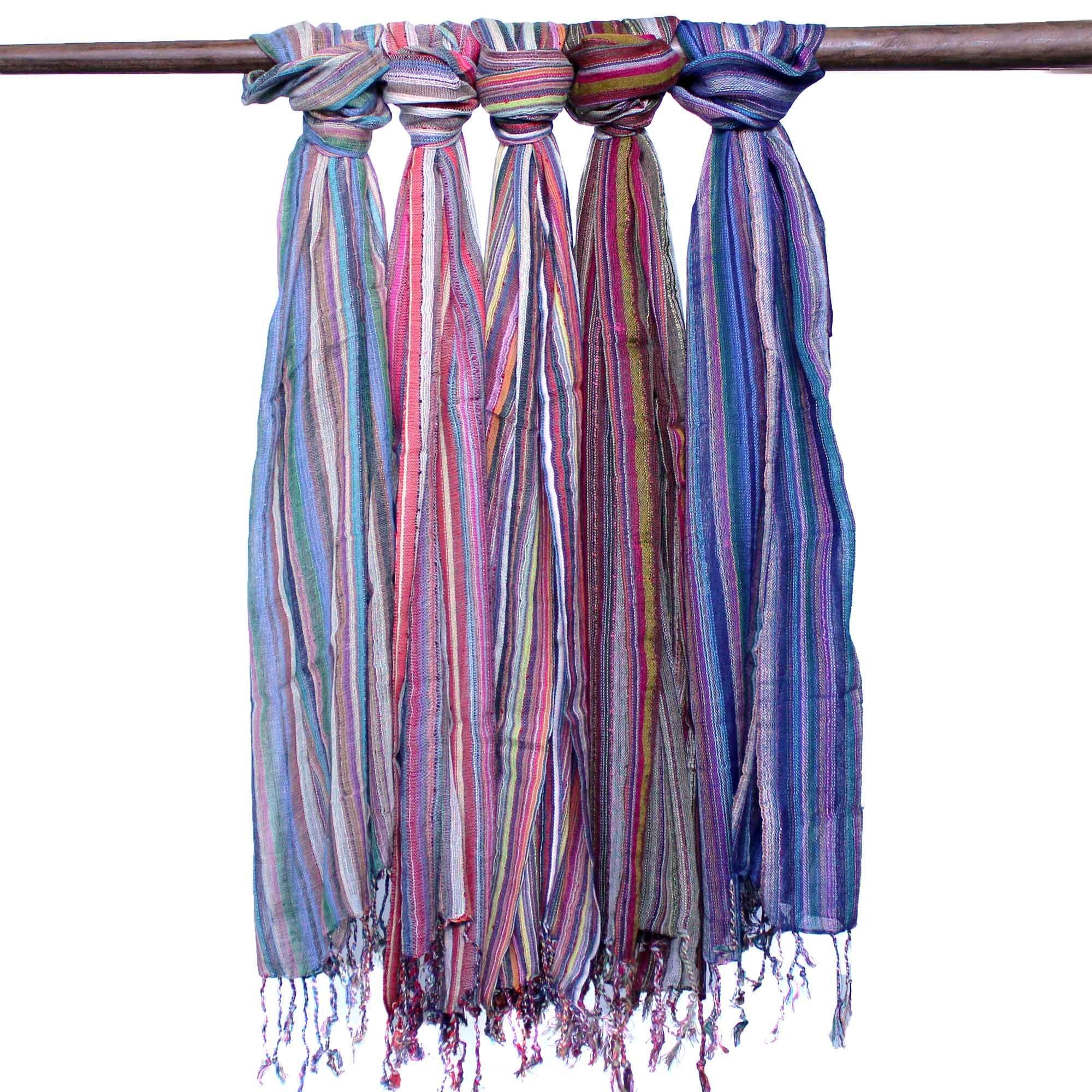 bG9jYWw6Ly9tZWRpYS85Ui82Qy82MFIzMEMxRzZXUjM2QzlSLzU0NThmM2E2LmpwZWc.jpg Indian Boho Scarves - 22x72cm - Random Purples - Image 2