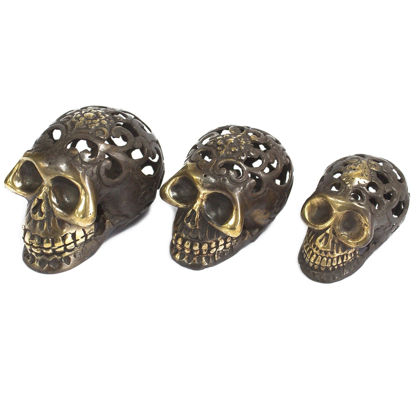 bG9jYWw6Ly9tZWRpYS85Uy80RC82MFIzMEMxRzZNUjM0RDlTLzk4NGM2NjI2LmpwZWc-1.jpg Vintage Brass Skull - Small - Image 4