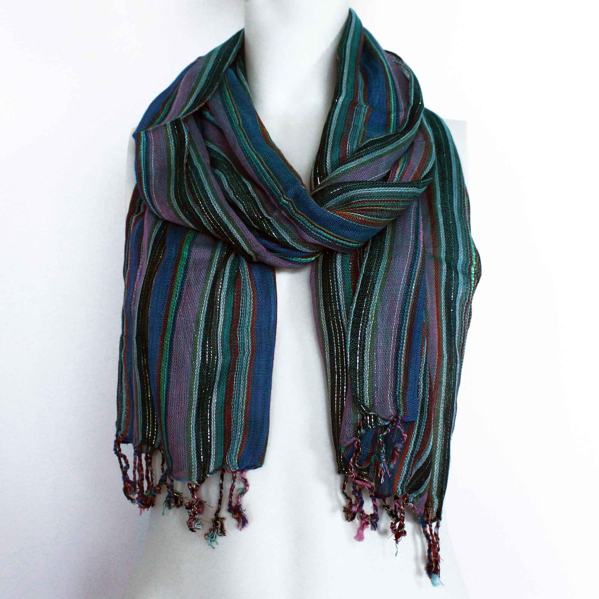 bG9jYWw6Ly9tZWRpYS85Uy82Qy82MFIzMEMxRzZXUjM2QzlTL2JhMjYyMTE2LmpwZWc.jpg Indian Boho Scarves - 22x72cm - Random Purples