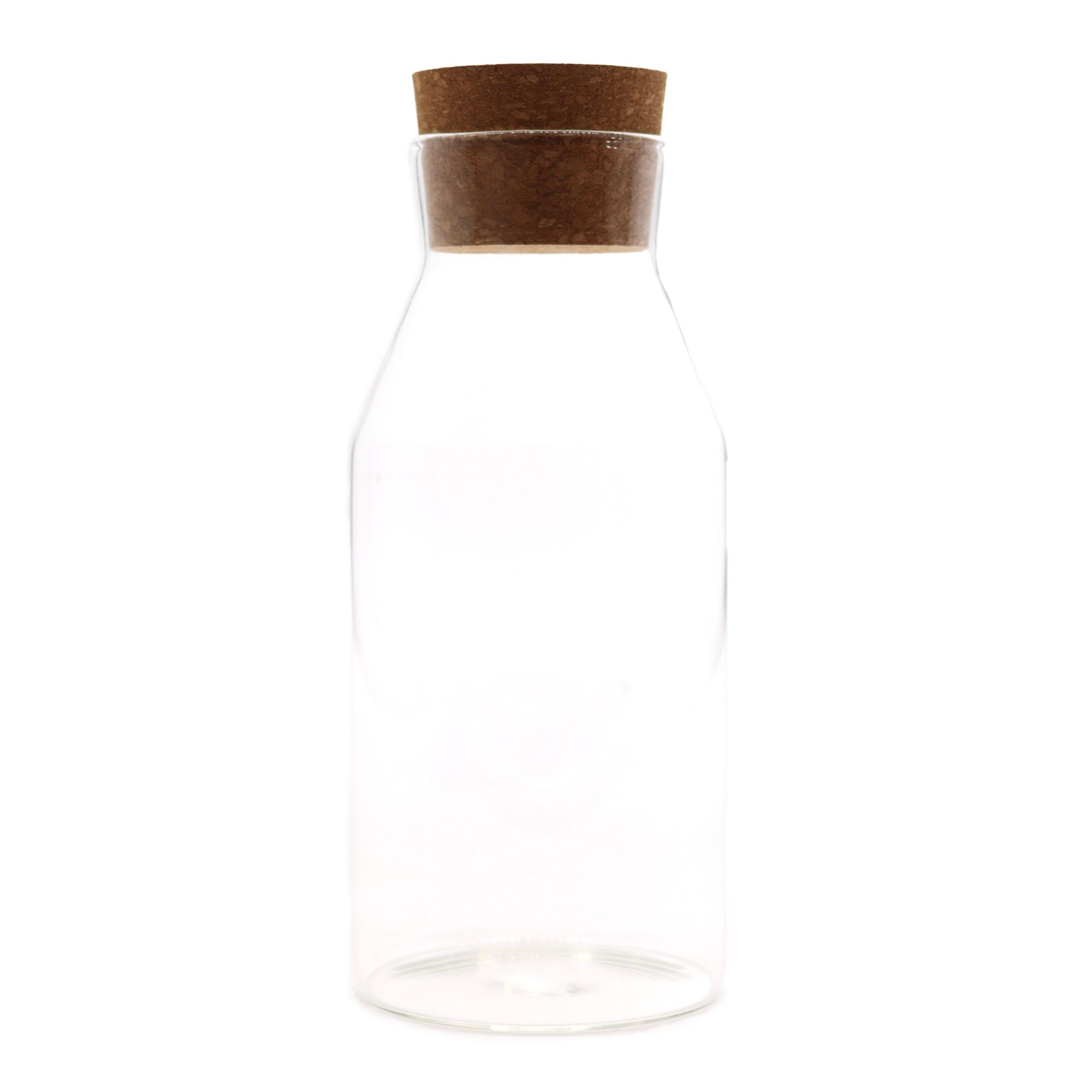bG9jYWw6Ly9tZWRpYS85Uy82RC82MFIzMEMxSDc0UjM2RDlTLzQ0MjE3MTQyLmpwZWc.jpg Cottage Cork Glass Jar - Clear - 20cm