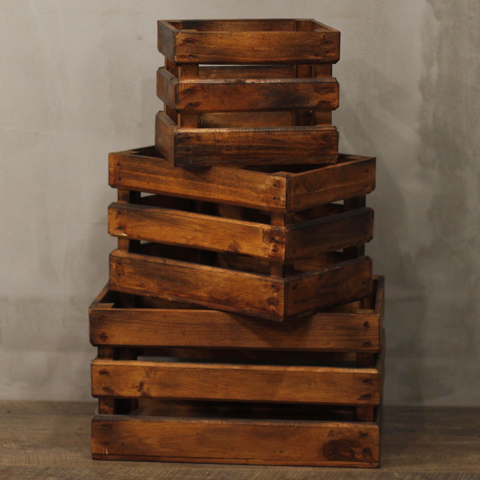 bG9jYWw6Ly9tZWRpYS85Uy8wRS82MFIzMEMxRzZNVEswRTlTLzNiMjU2YzIwLmpwZWc.jpg Fruit Box set of 3 - Brown - Image 2