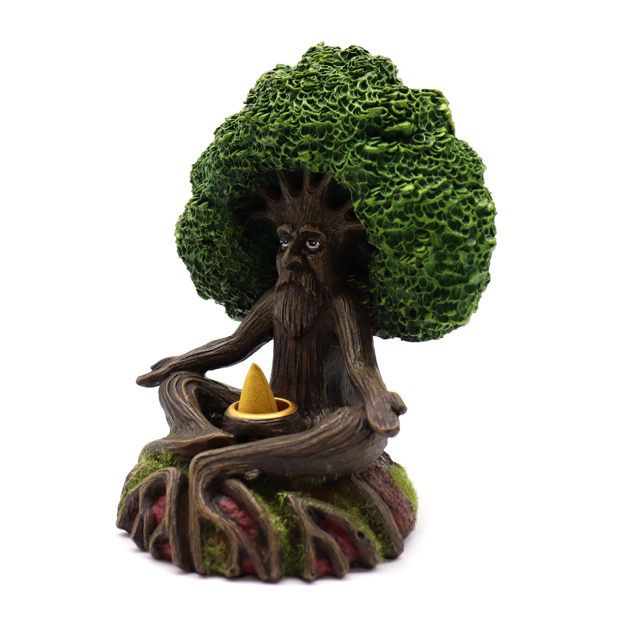 bG9jYWw6Ly9tZWRpYS8xRy80RC82MFIzMEMxRzZSVzM0RDFHLzA3ODllYTBlLmpwZWc.jpg Wise Old Tree Man of the Forest Backflow Incense Burner - Image 7