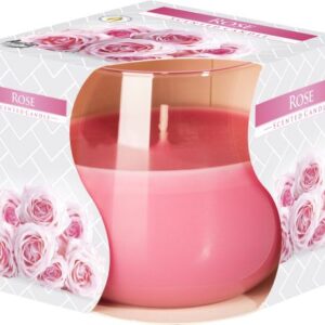 Scented Glass Jar Candle - Rose