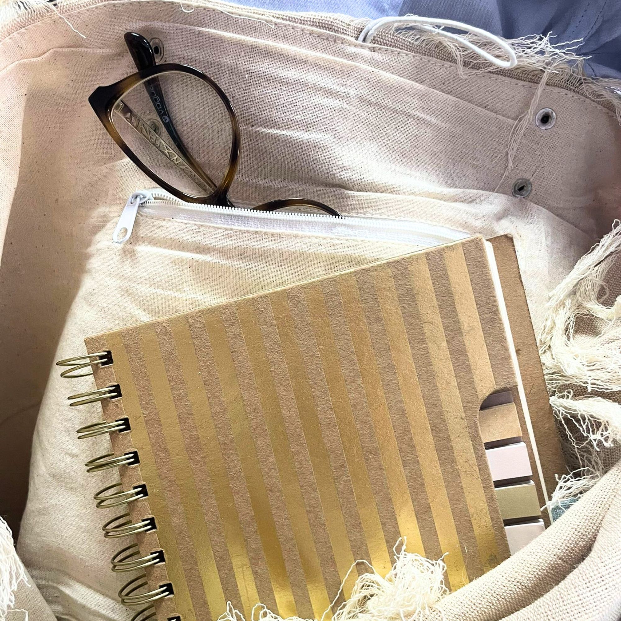 bG9jYWw6Ly9tZWRpYS8xRy8yRC82MFIzMEMxRzZXVEsyRDFHLzZkMjhlZTU1LmpwZWc-1.jpg Natural Tote Bag Leather Handle - Buddha - Image 2