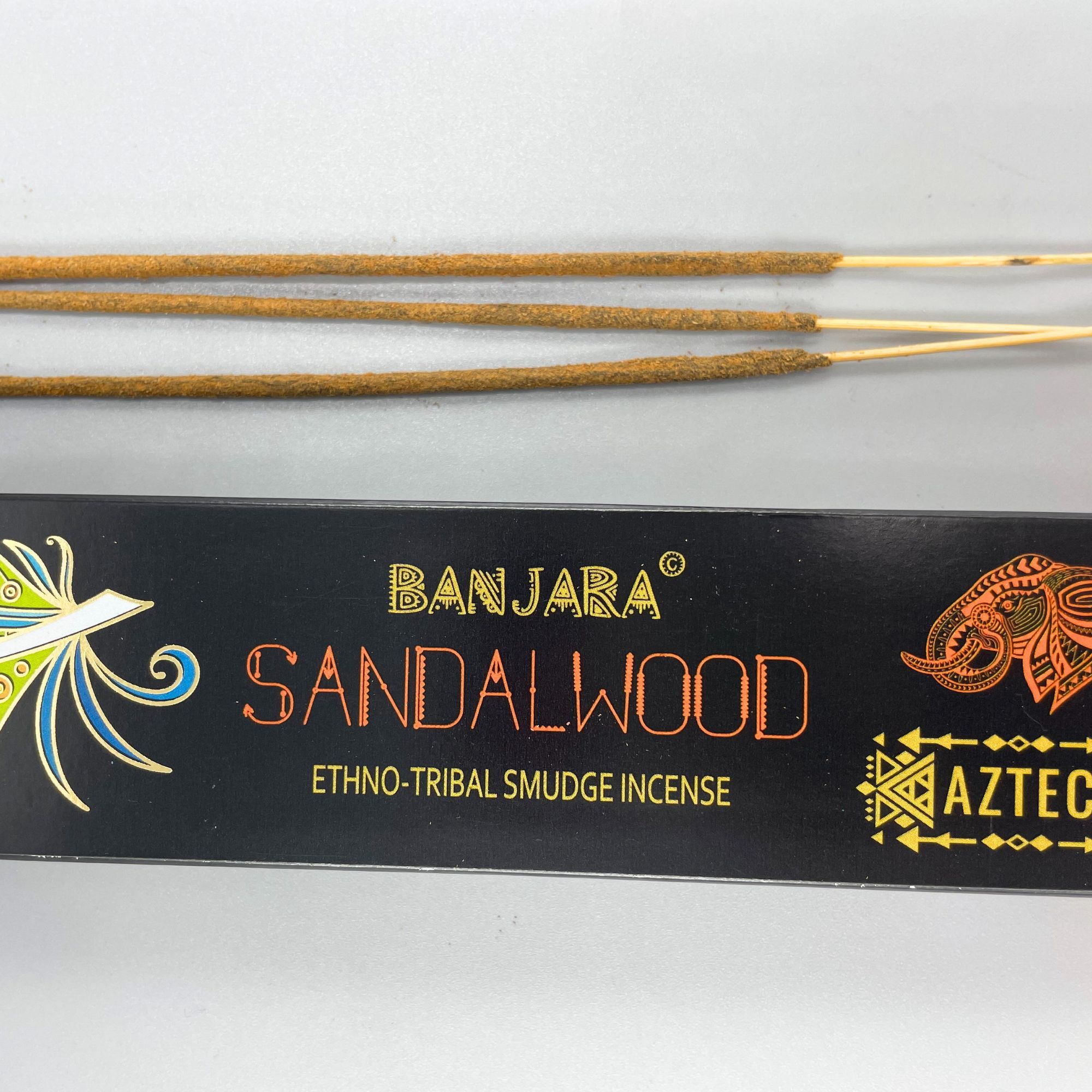 bG9jYWw6Ly9tZWRpYS8xSC82RS82MFIzMEMxRzZXUjM2RTFILzJlNjY0MTAyLmpwZWc.jpg Banjara Tribal Smudge Incense - Sandalwood - Image 2