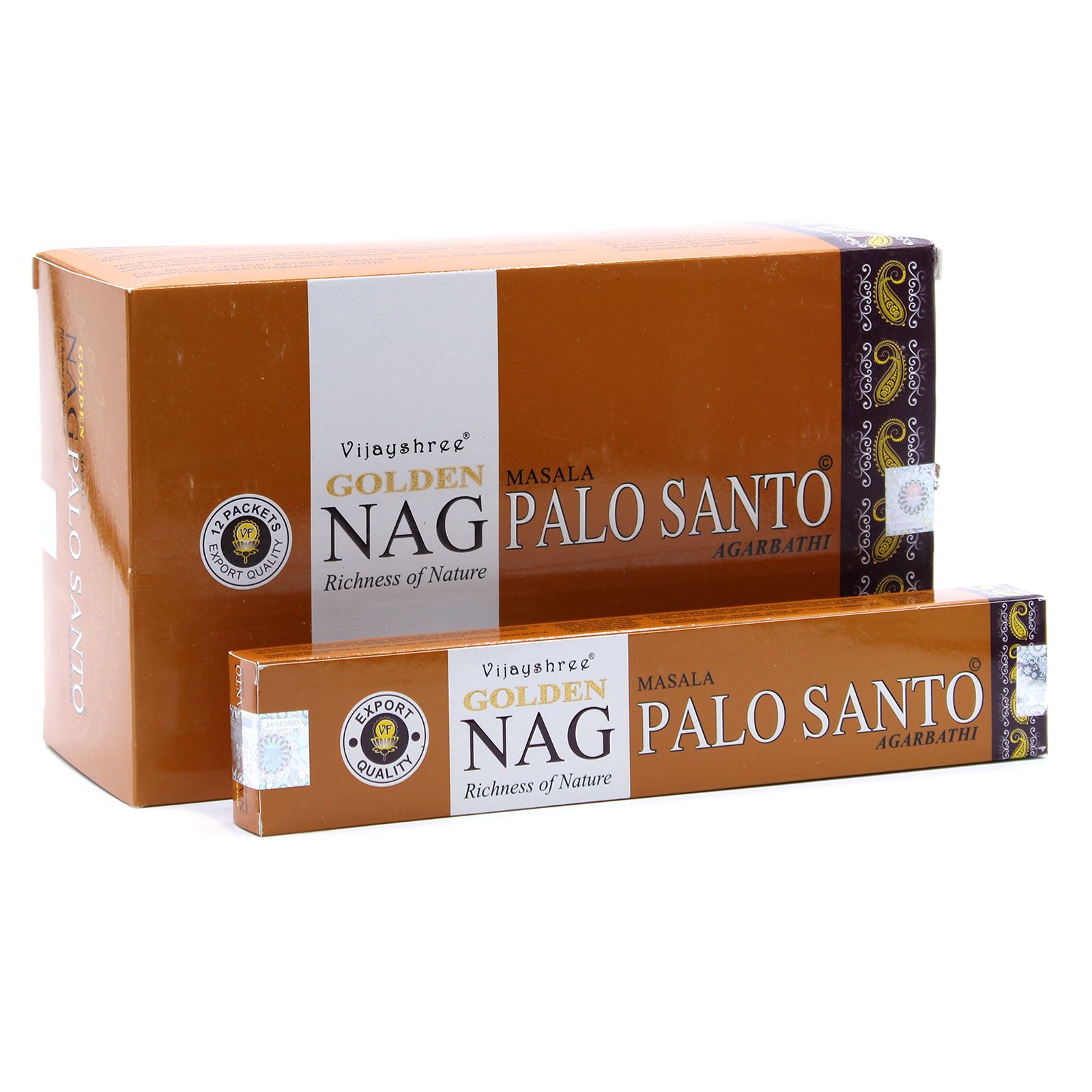 bG9jYWw6Ly9tZWRpYS8xSC8yRC82MFIzMEMxRzZSUjMyRDFILzgyYzEwN2EyLmpwZWc.jpg 15g Golden Nag - Palo Santo Incense - Image 2