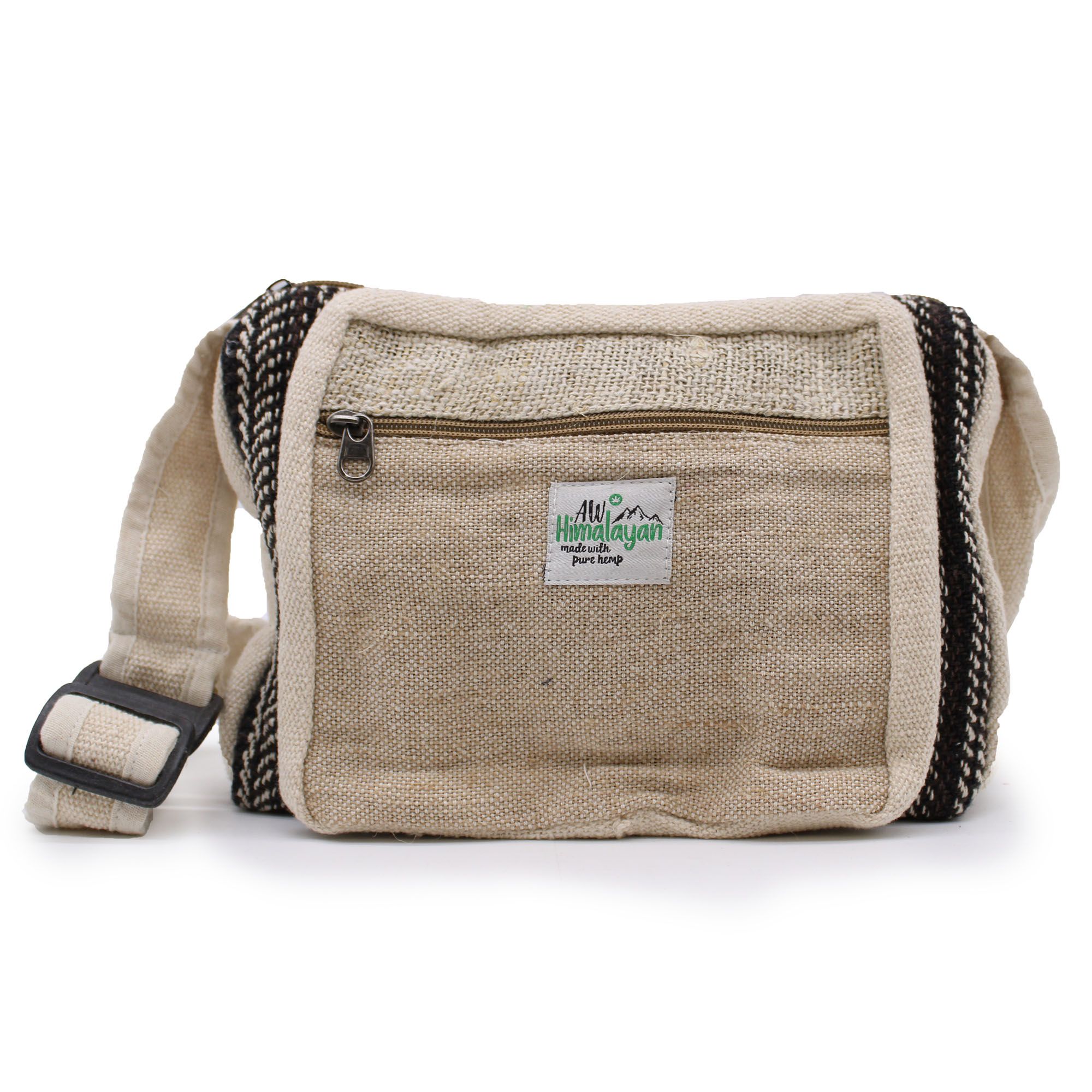 bG9jYWw6Ly9tZWRpYS8xSi82RS82MFIzMEMxRzZSUjM2RTFKLzAyNWU3ZjA3LmpwZWc.jpg Messenger Bag - Hemp & Cotton - Image 3