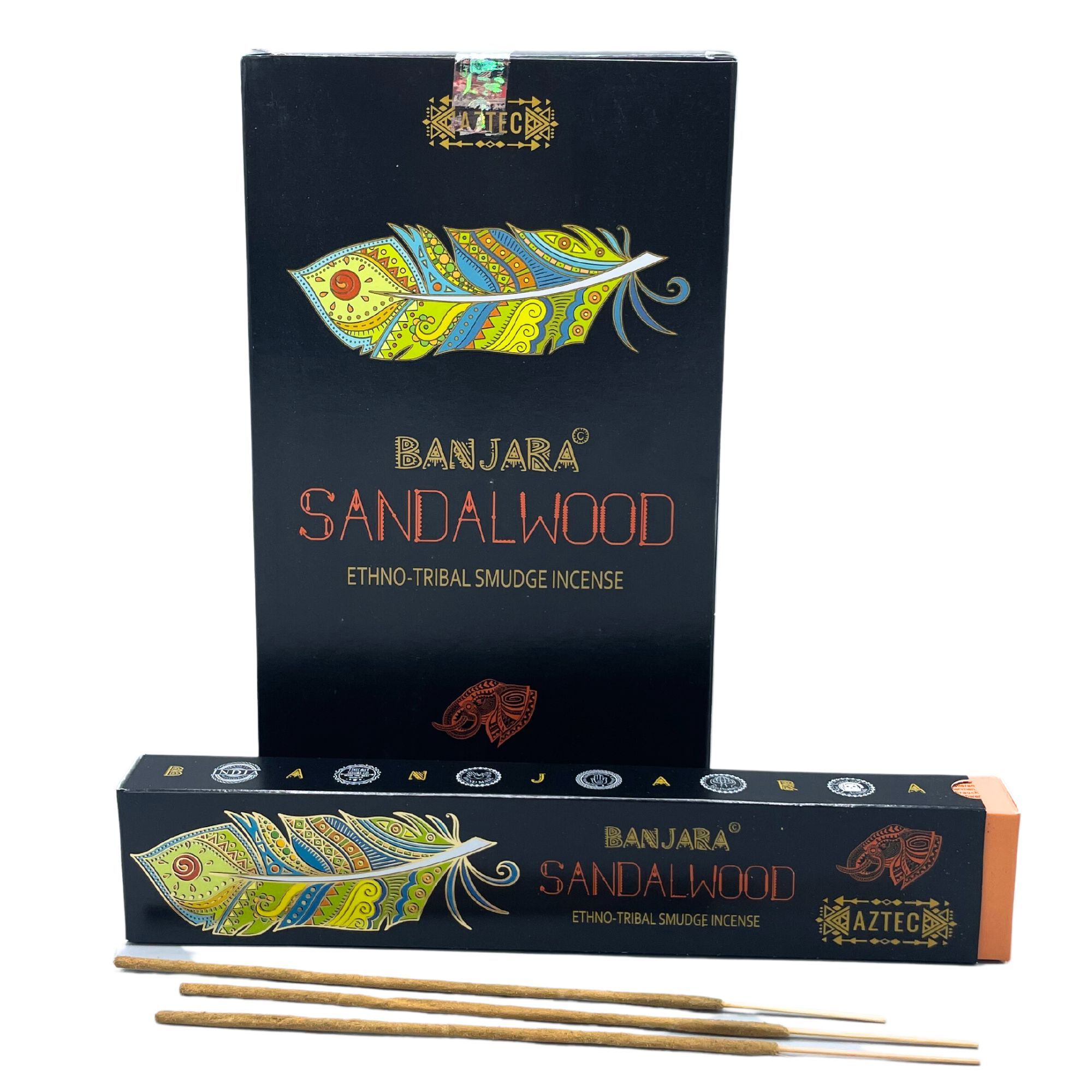 bG9jYWw6Ly9tZWRpYS8xSi82RS82MFIzMEMxRzZXUjM2RTFKLzI4ZDgyYTYxLmpwZWc.jpg Banjara Tribal Smudge Incense - Sandalwood