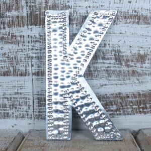 Sm Arty Aluminum Letters - K