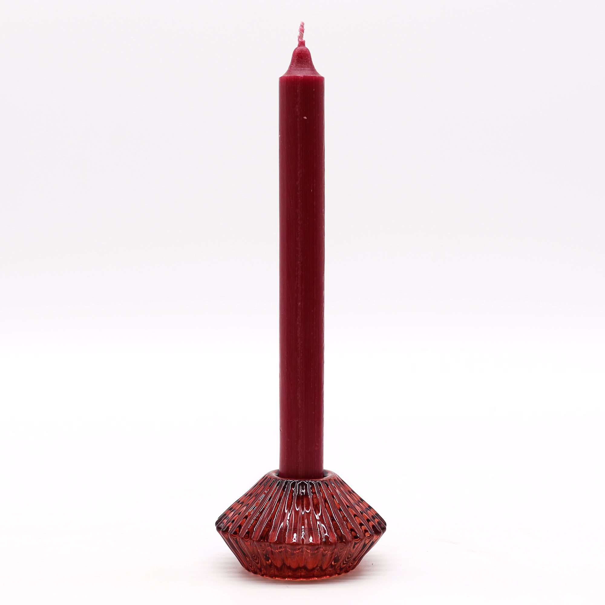 bG9jYWw6Ly9tZWRpYS8xSi84RS82MFIzMEMxSDc0UjM4RTFKLzZiNmE1YjU4LmpwZWc.jpg Flower Flip Dinner Candle / Tealight Holder - Vampire Red - Image 2