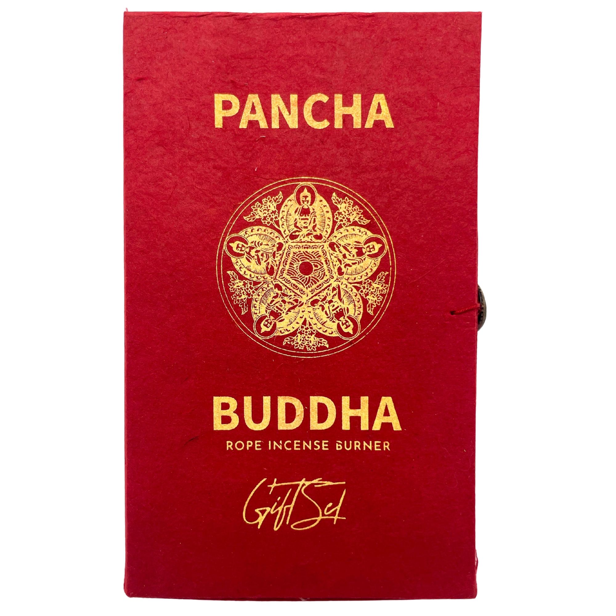 bG9jYWw6Ly9tZWRpYS8xSi8wRC82MFIzMEMxRzZXUkswRDFKL2ZkZjhkNzlmLmpwZWc.jpg Rope Incense and Silver Plated Holder Set - Pancha Buddha - Image 3