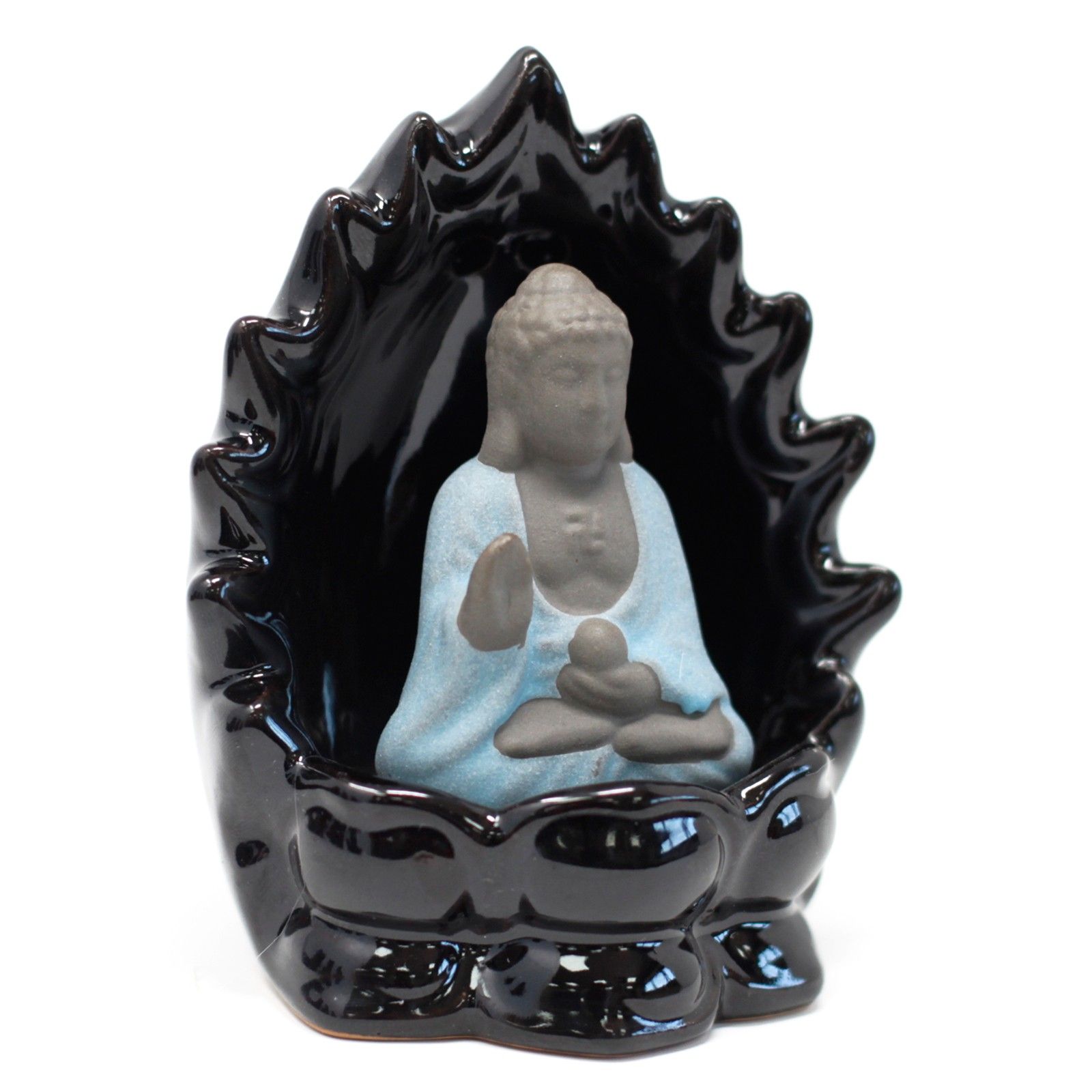 bG9jYWw6Ly9tZWRpYS8xSi9HQy82MFIzMEMxRzZNUzNHQzFKL2QyNDlhMWU4LmpwZWc.jpg Back Flow Incense Burner - Buddha & Lights - Image 2