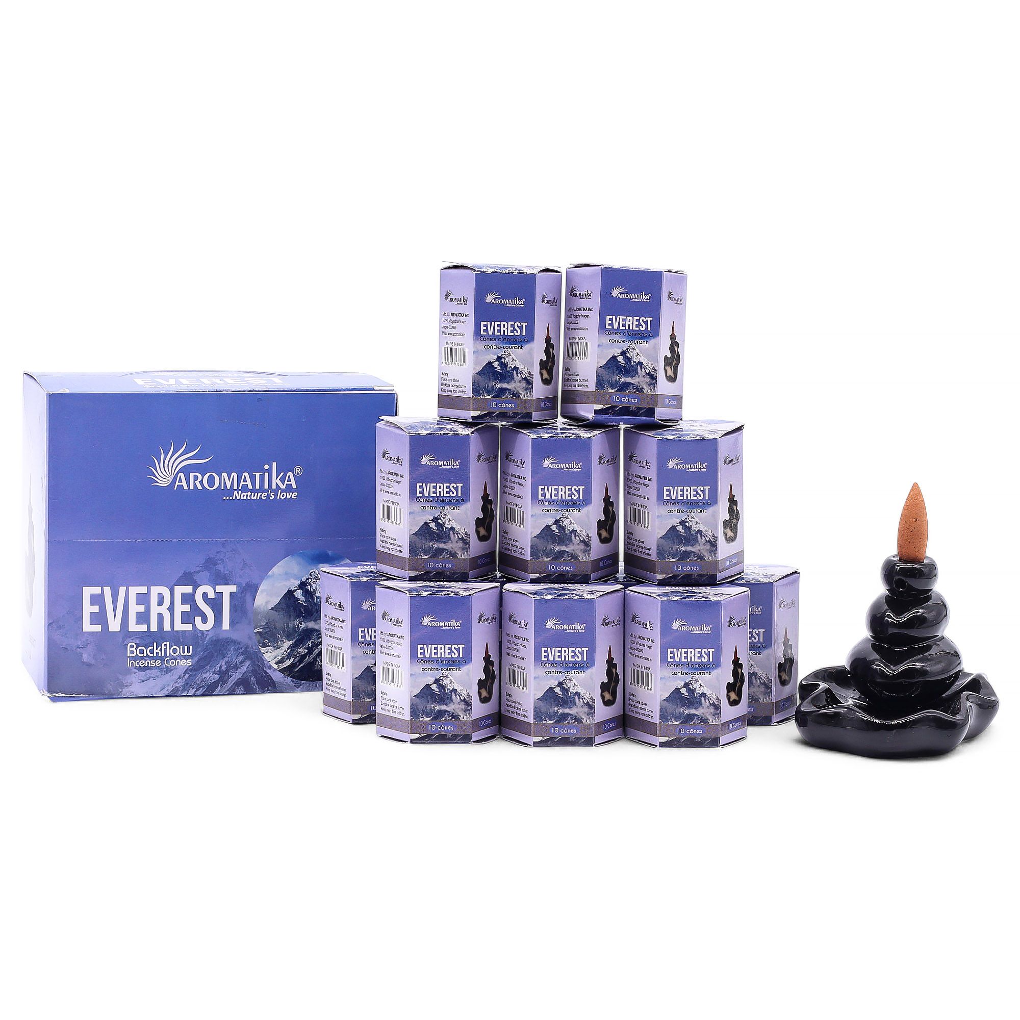 bG9jYWw6Ly9tZWRpYS8xSy8wQy82MFIzMEMxSjY0UzMwQzFLLzA5ODRhNDQzLmpwZw.jpg Pack of 10 Masala Backflow Incense - Everest