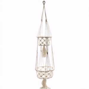 Macrame Pot Holder - Double Holder