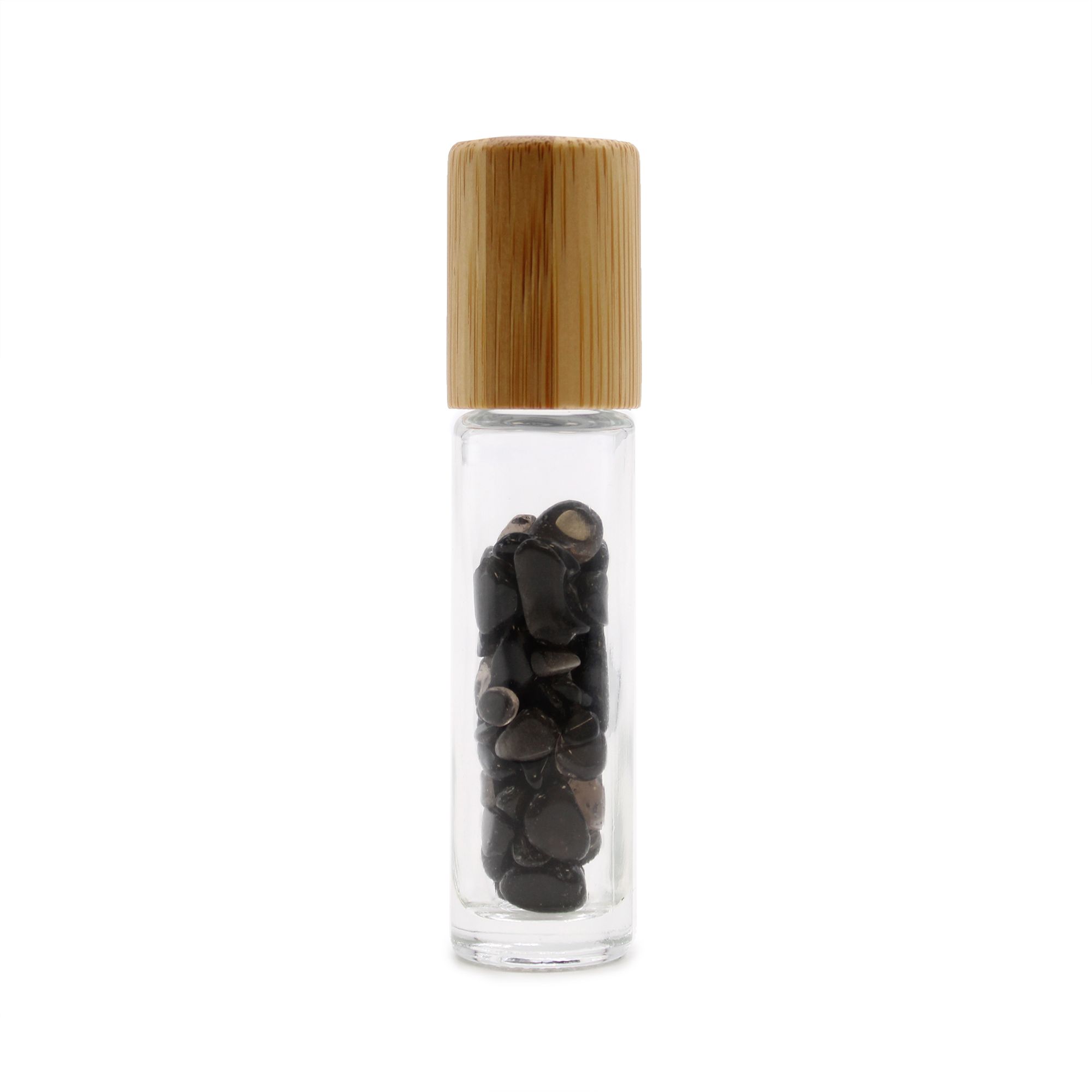 bG9jYWw6Ly9tZWRpYS8xSy9DRS82MFIzMEMxRzZSVktDRTFLLzRiYzFkODllLmpwZWc.jpg Gemstone Essential Oil Roller Bottle - Black Tourmaline - Wooden Cap - Image 3
