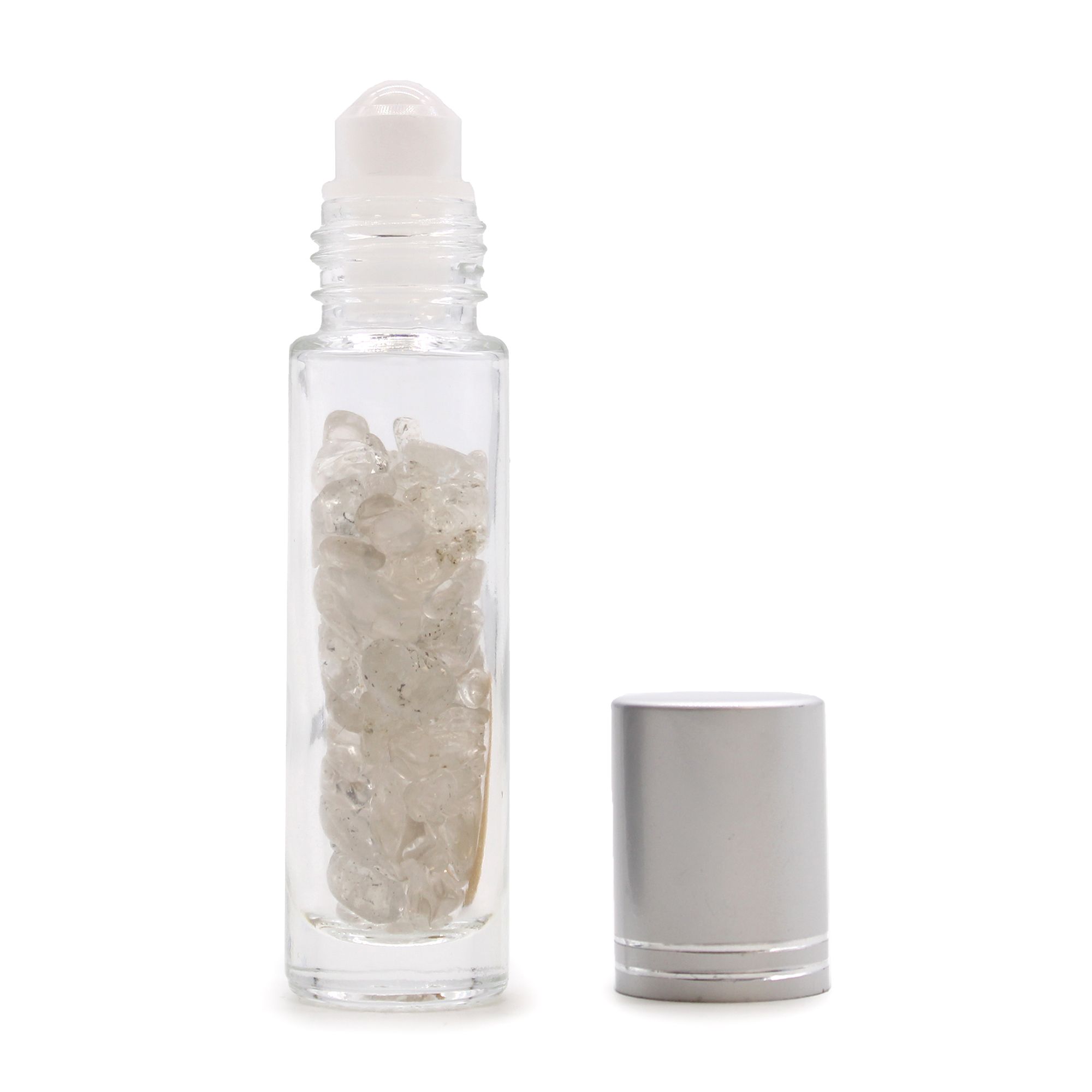 bG9jYWw6Ly9tZWRpYS8xSy9FQy82MFIzMEMxRzZSVktFQzFLL2JlOWJjZDEyLmpwZWc.jpg Gemstone Essential Oil Roller Bottle - Rock Quartz - Silver Cap - Image 3