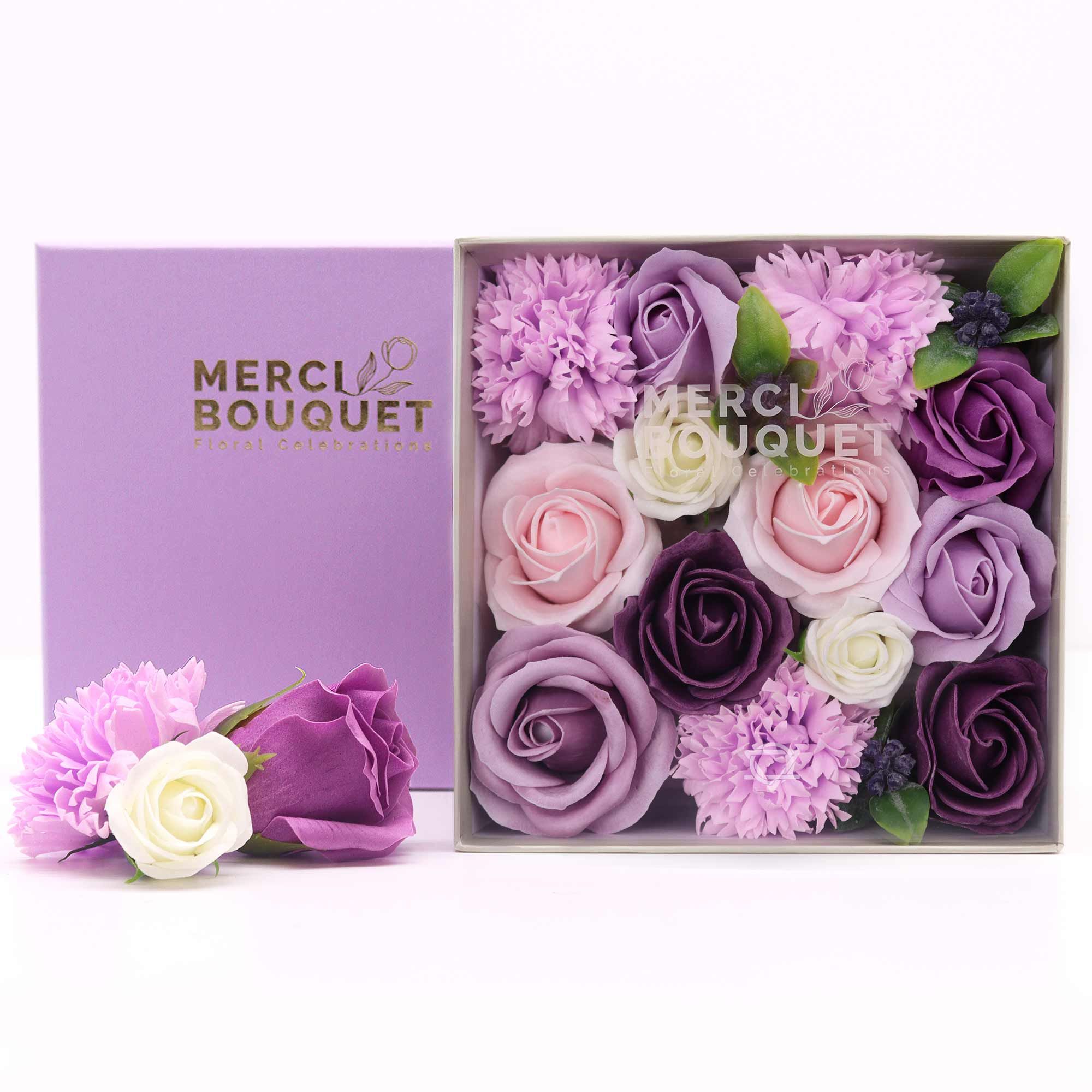 bG9jYWw6Ly9tZWRpYS8xTS80RC82MFIzMEMxRzZXUjM0RDFNLzczMzc4MzI2LmpwZWc.jpg Square Box - Lavender Rose & Carnation - Image 2
