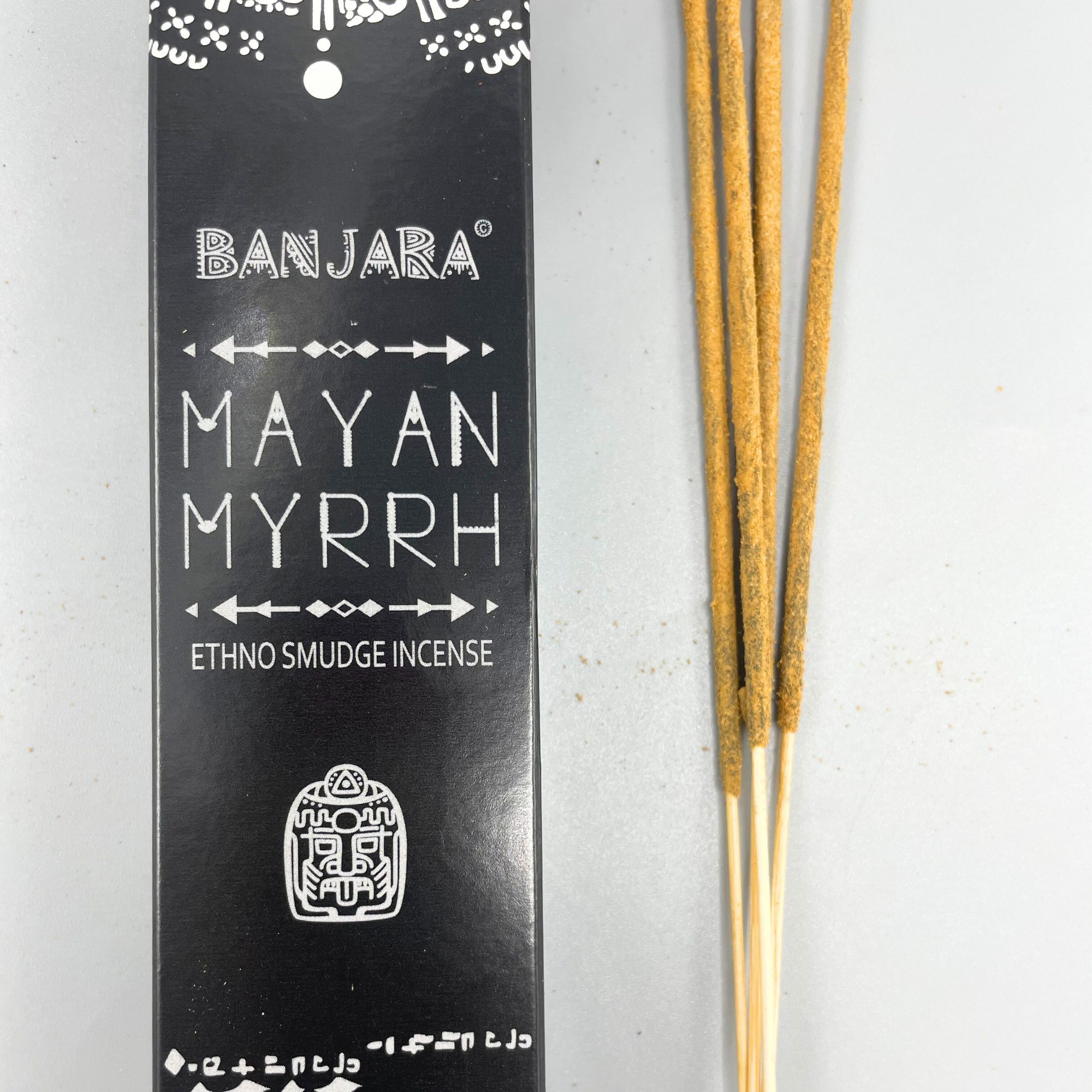 bG9jYWw6Ly9tZWRpYS8xTS82RS82MFIzMEMxRzZXUjM2RTFNLzYzMGMxNTU5LmpwZWc.jpg Banjara Tribal Smudge Incense - Mayan Myrrh - Image 3