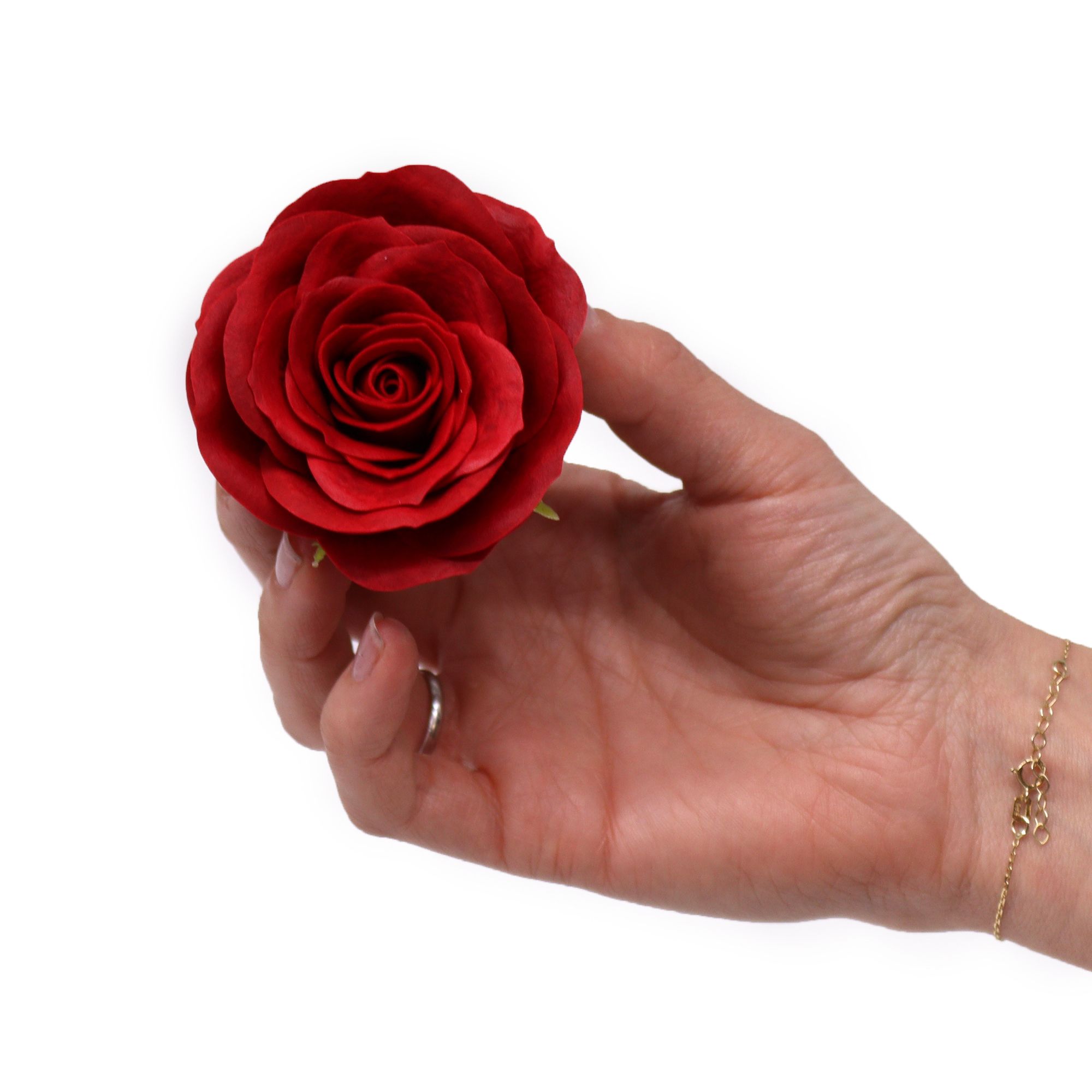 bG9jYWw6Ly9tZWRpYS8xTS8yQy82MFIzMEMxRzZXU0syQzFNLzRmN2FlMDEwLmpwZWc.jpg Flores de Sabão Artesanal Grandes (7 Camadas) Rosas Vintage - Vermelho de Meia Noite - Image 6