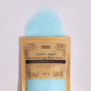 Aromatherapy Bath Potion in Kraft Bag 350g - Sleepy Head