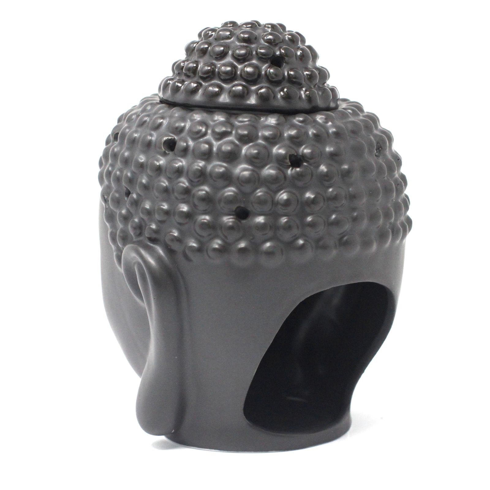 bG9jYWw6Ly9tZWRpYS8xTS9HQy82MFIzMEMxRzZDVktHQzFNL2U3MjBjODU4LmpwZWc.jpg Buddah Head Oil Burner - Dark Brown - Image 4