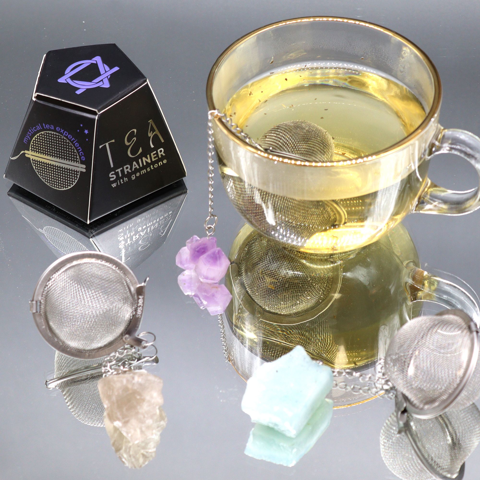 bG9jYWw6Ly9tZWRpYS8xTi9HQy82MFIzMEMxRzZSVzNHQzFOLzg5YTE5YzI2LmpwZWc-4.jpg Raw Crystal Gemstone Tea Strainer - Rainbow Moonstone - Image 7