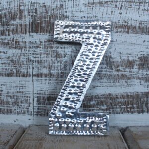 Sm Arty Aluminum Letters - Z